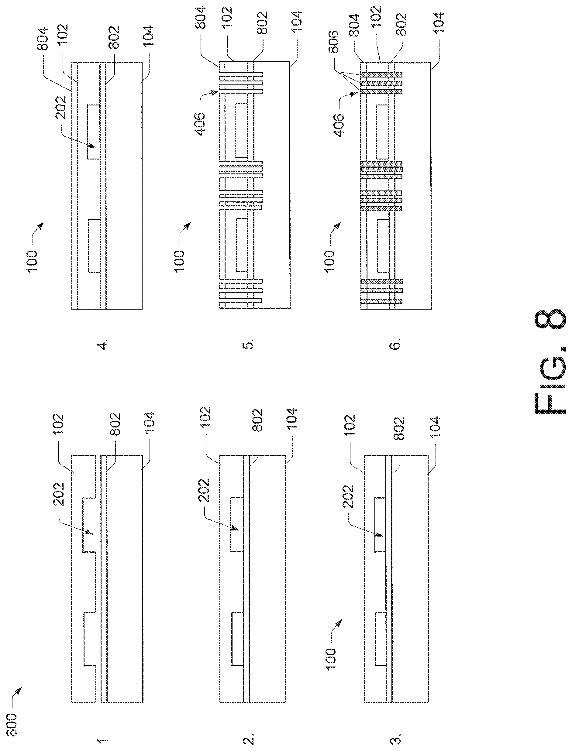 Patent US12322667 Figure 8 – Seal for microelectronic assembly