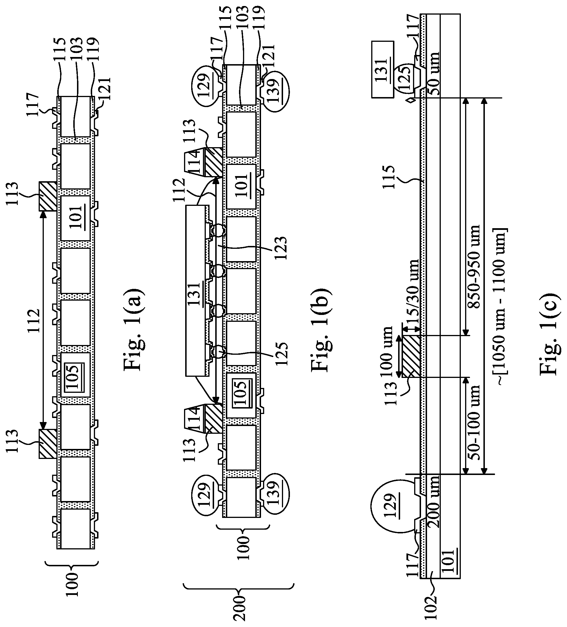 Patent US12322670 Figure 1 – Methods and apparatus for package with interposers