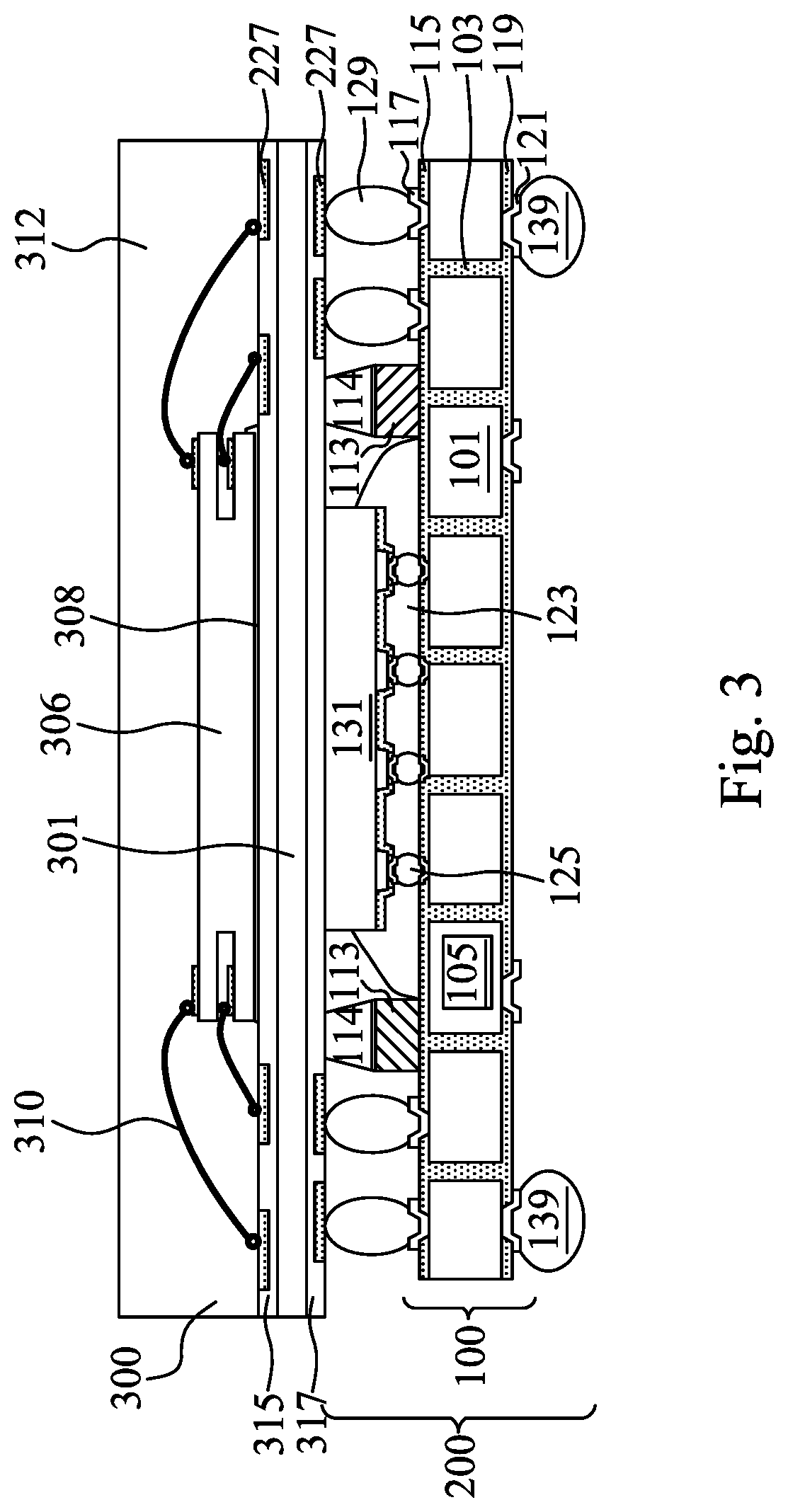 Patent US12322670 Figure 4 – Methods and apparatus for package with interposers