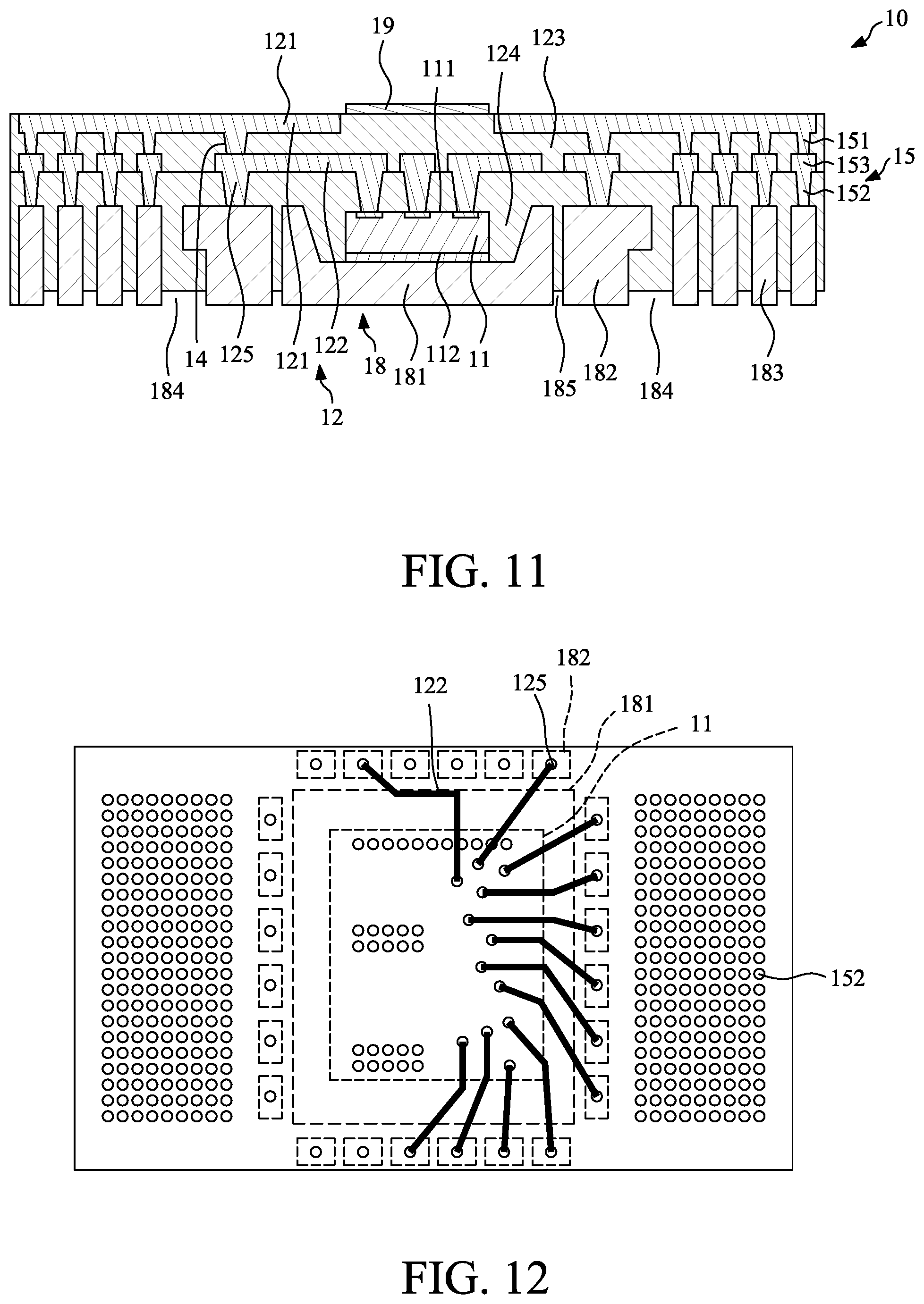 Patent US12322672 Figure 6 – Semiconductor package structure and semiconductor manufacturing process