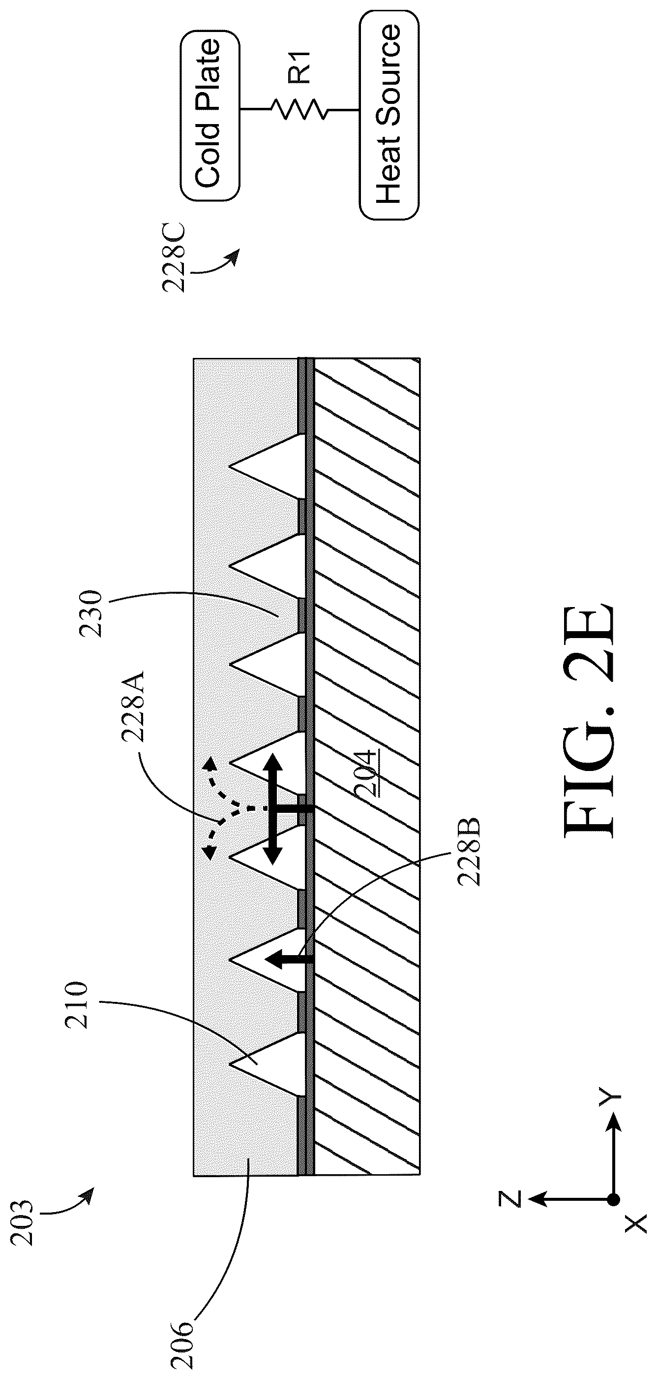 Patent US12322677 Figure 6 – Fluid channel geometry optimizations to improve cooling efficiency