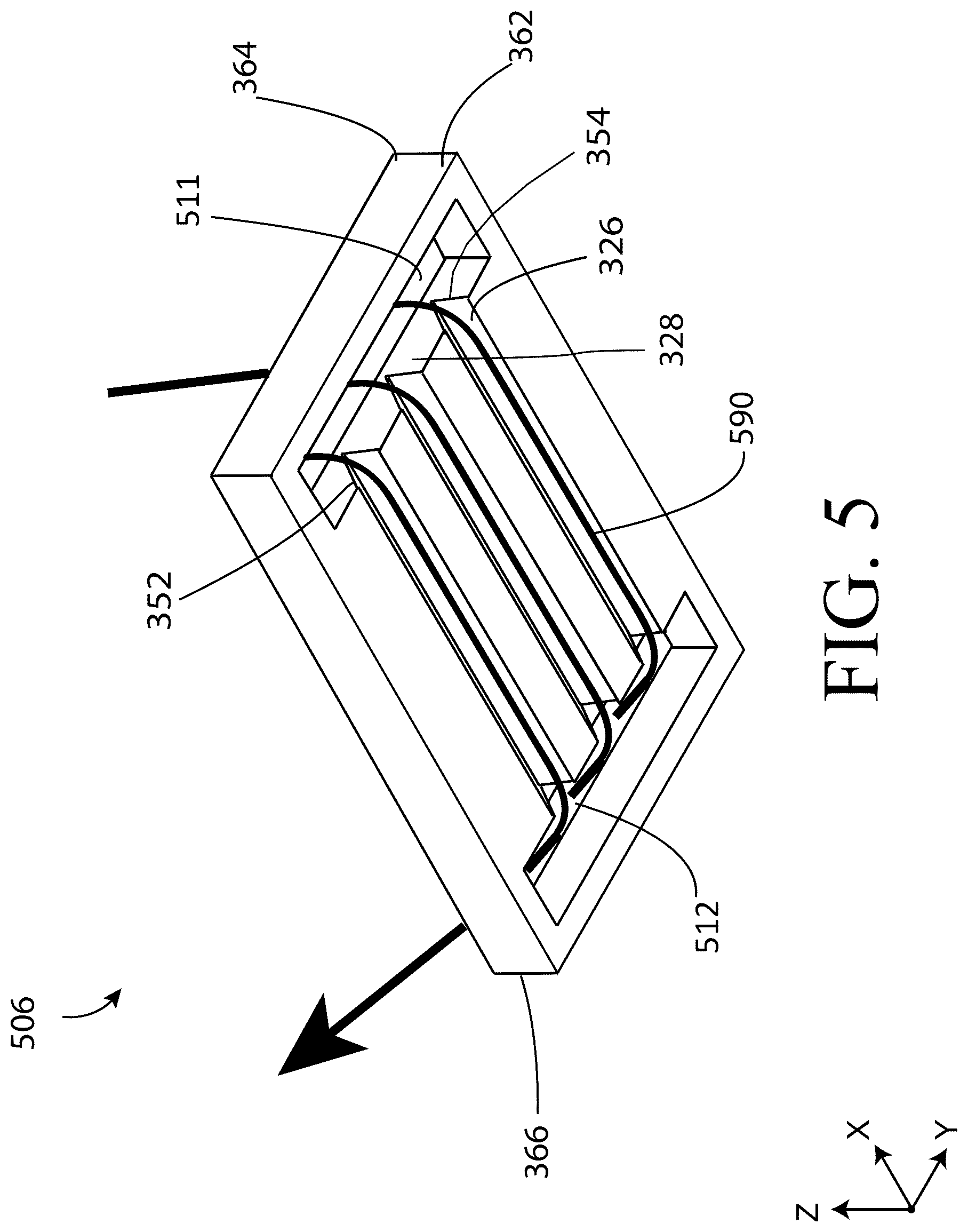 Patent US12322677 Figure 11 – Fluid channel geometry optimizations to improve cooling efficiency