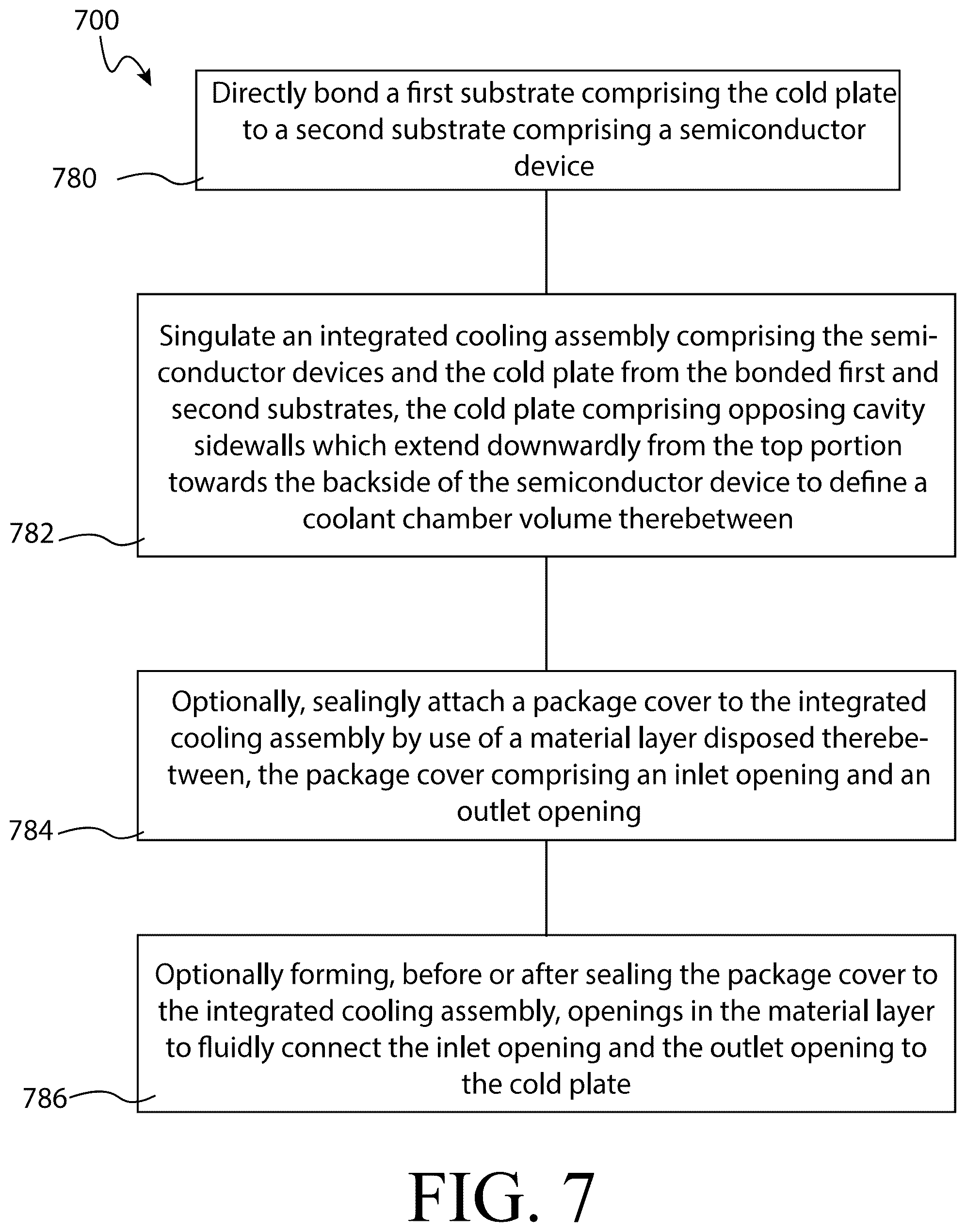 Patent US12322677 Figure 13 – Fluid channel geometry optimizations to improve cooling efficiency