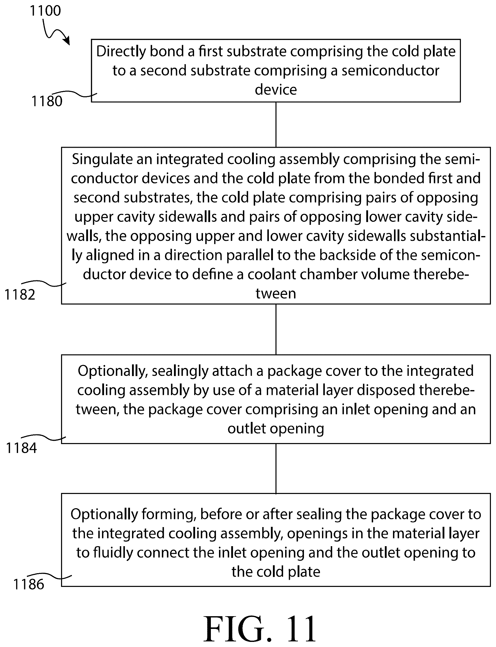 Patent US12322677 Figure 17 – Fluid channel geometry optimizations to improve cooling efficiency