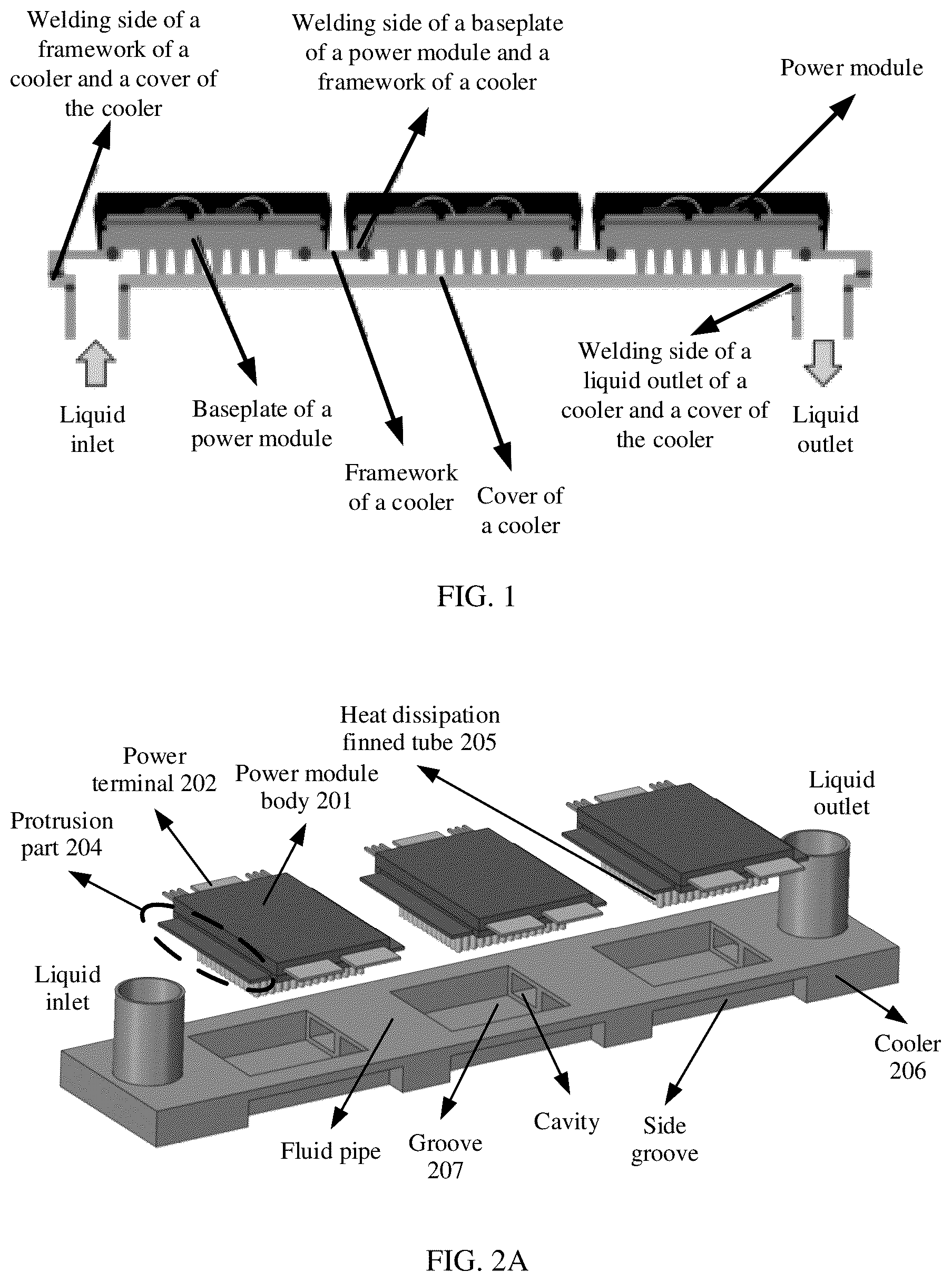 Patent US12322678 — Encapsulation structure and encapsulation method of power module — Figure 1
