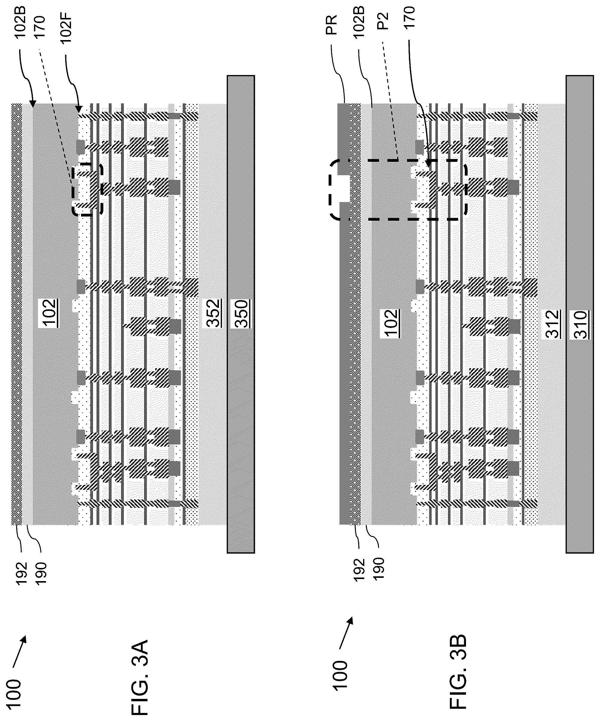 Patent US12322679 Figure 3 – Semiconductor die including through substrate via barrier structure and methods for forming the same