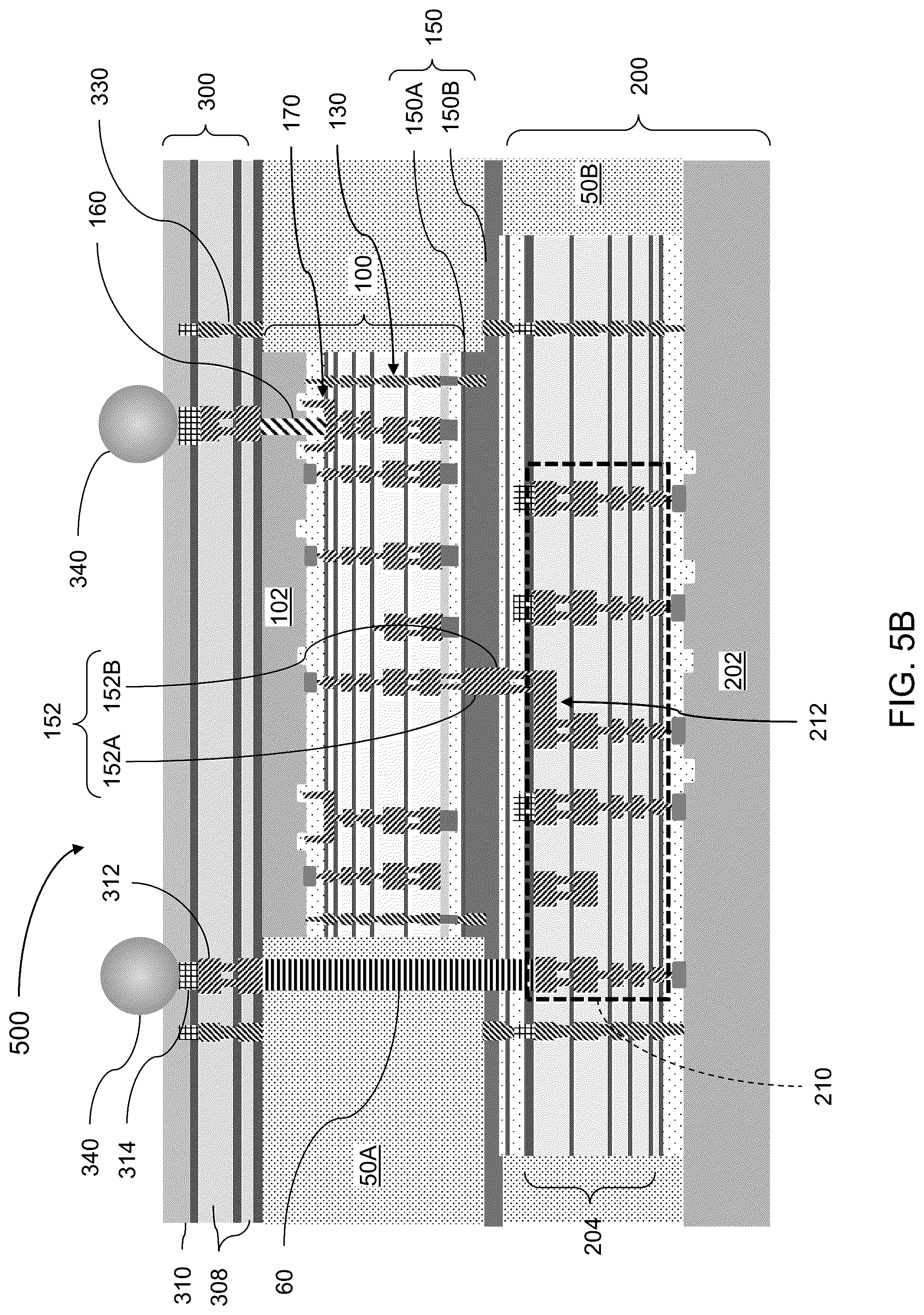 Patent US12322679 Figure 8 – Semiconductor die including through substrate via barrier structure and methods for forming the same