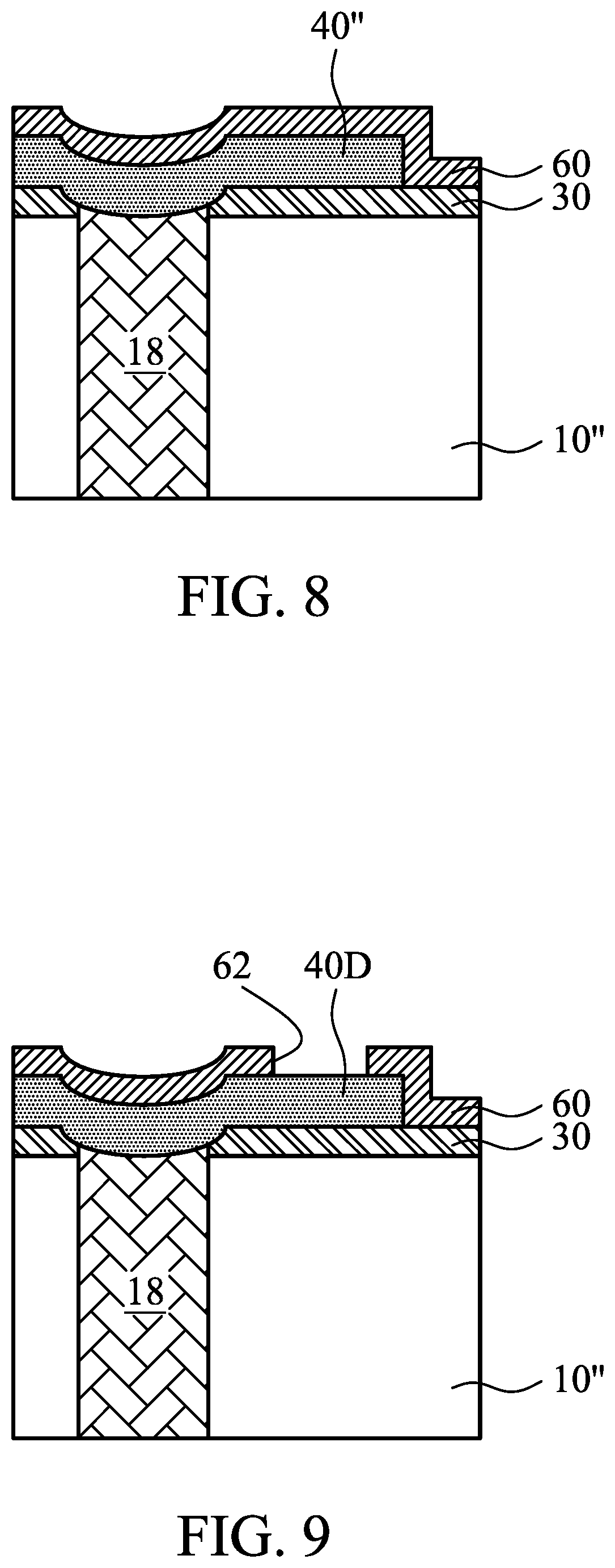 Patent US12322680 Figure 5 – Semiconductor device having backside interconnect structure on through substrate via