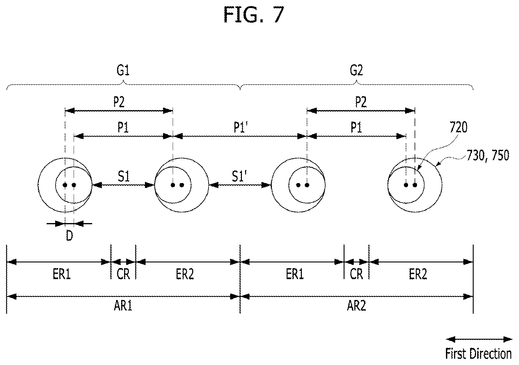 Patent US12322681 Figure 7 – Semiconductor chip including through electrode, and semiconductor package including the same