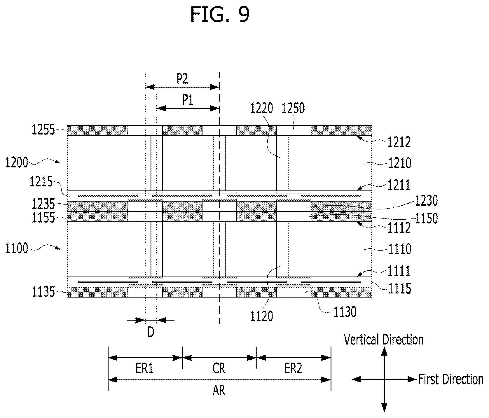 Patent US12322681 Figure 9 – Semiconductor chip including through electrode, and semiconductor package including the same