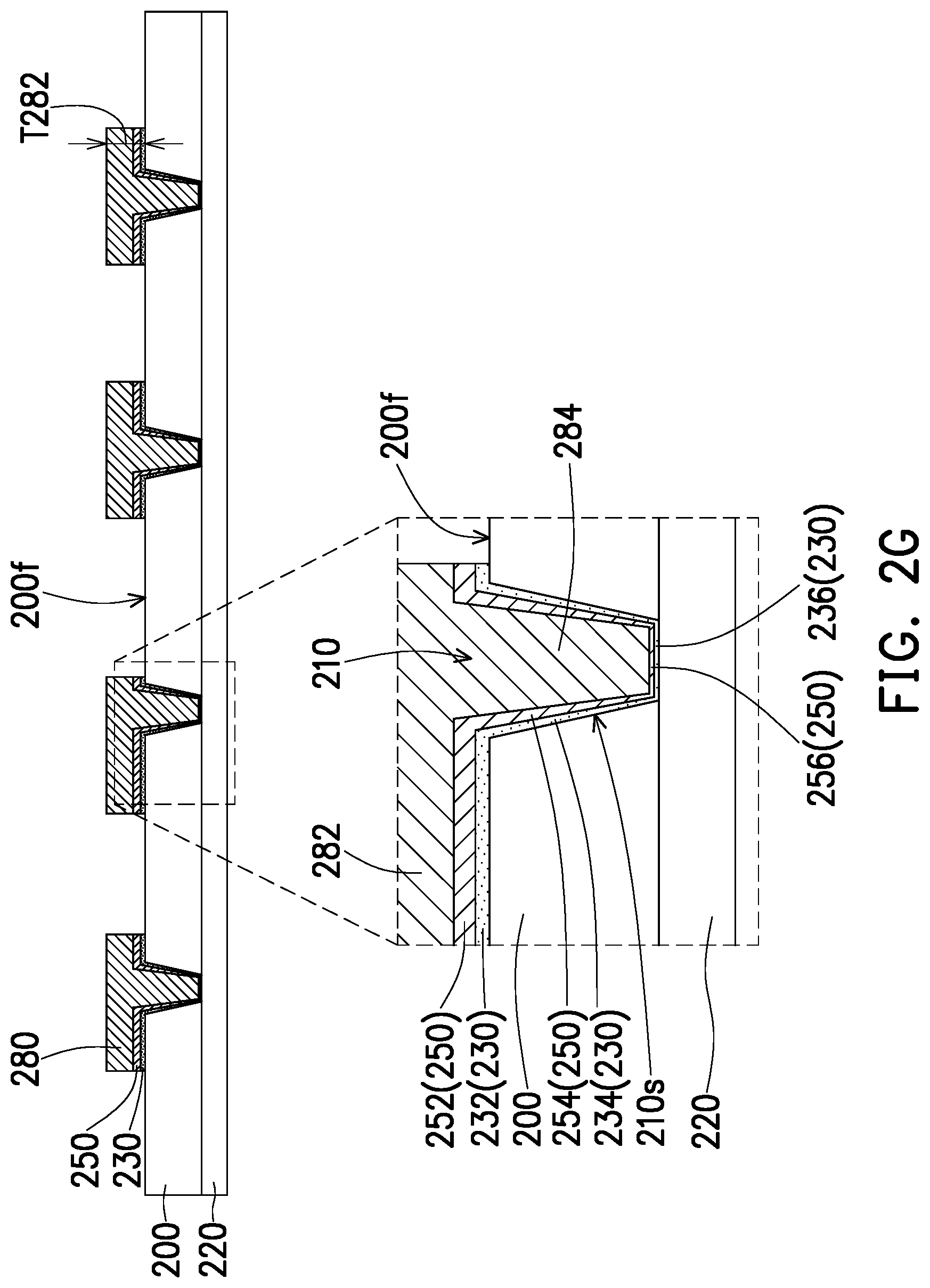 Patent US12322682 Figure 8 – Semiconductor package having composite seed-barrier layer and method of forming the same