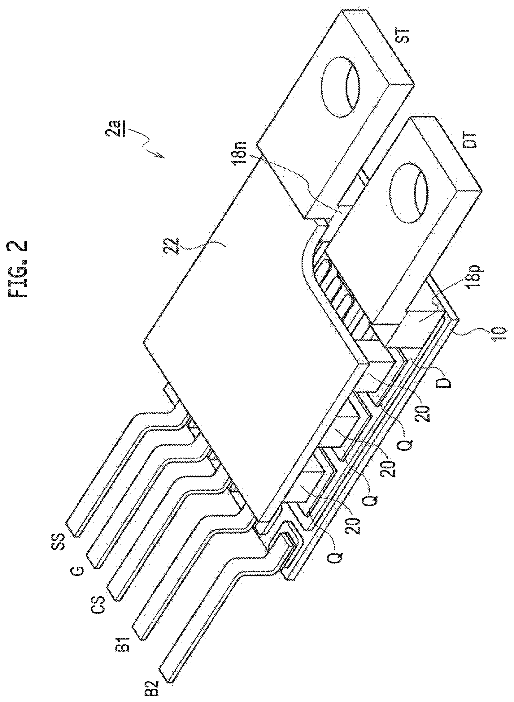 Patent US12322683 Figure 2 – Power module semiconductor device and inverter equipment, and fabrication method of the power module semiconductor device, and metallic mold