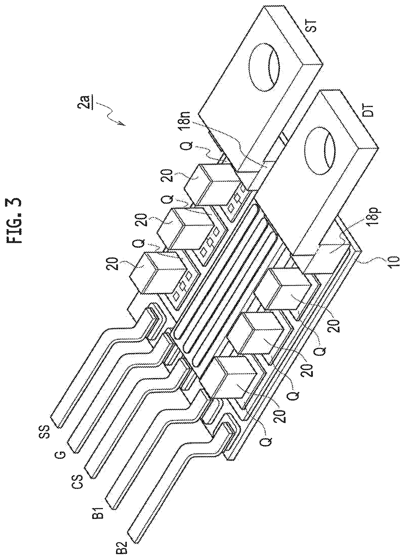 Patent US12322683 Figure 3 – Power module semiconductor device and inverter equipment, and fabrication method of the power module semiconductor device, and metallic mold