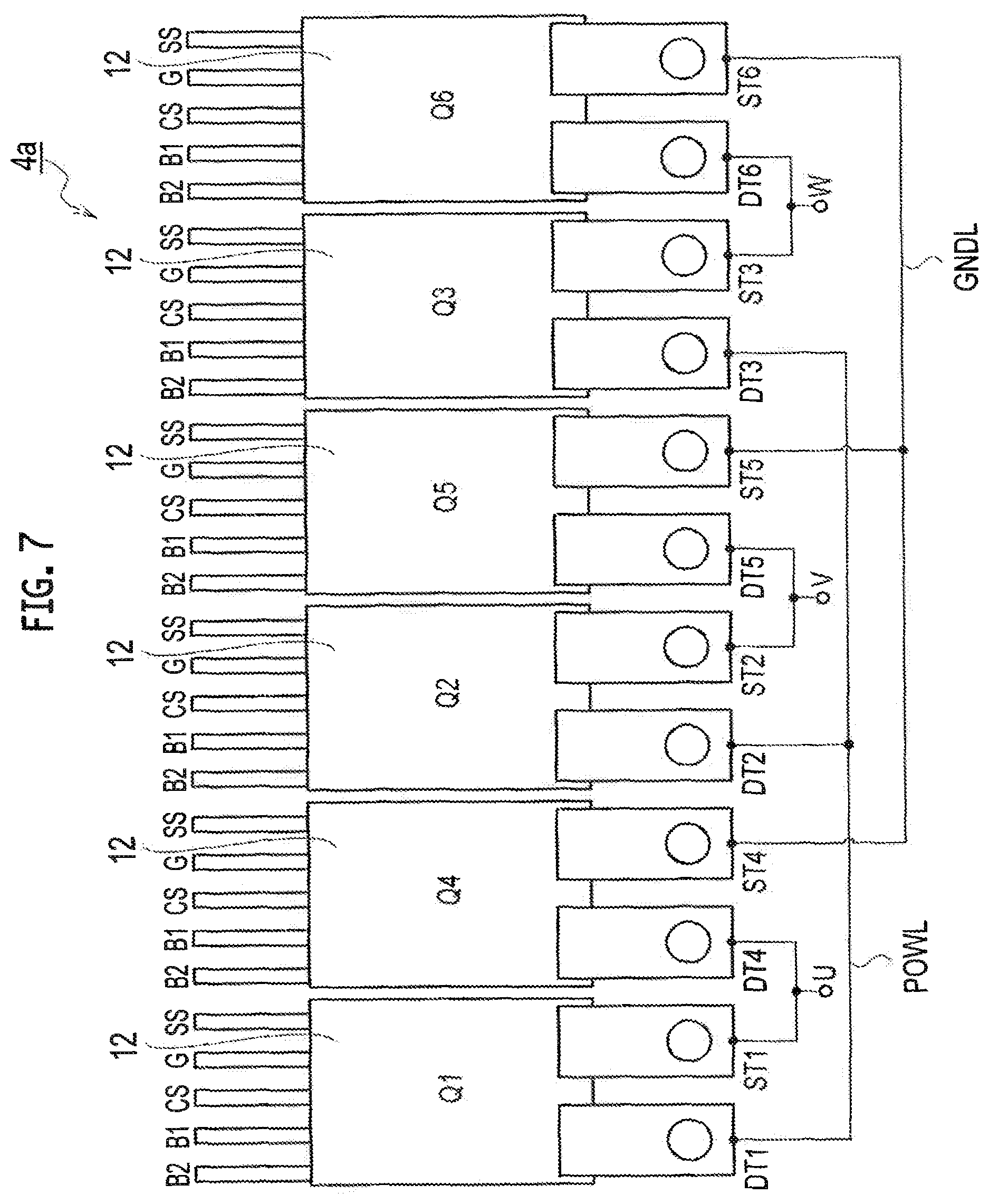Patent US12322683 Figure 7 – Power module semiconductor device and inverter equipment, and fabrication method of the power module semiconductor device, and metallic mold