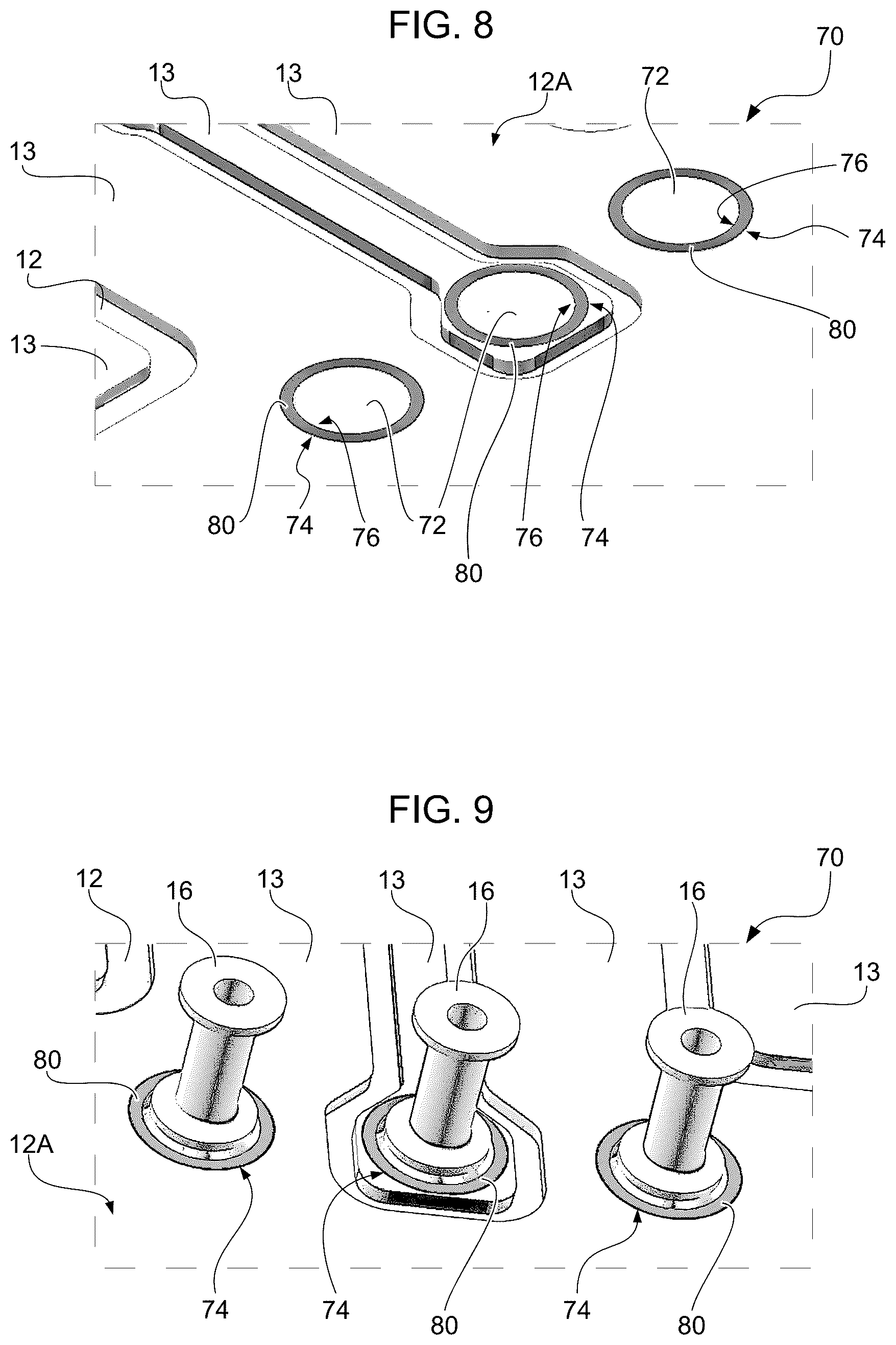 Patent US12322684 Figure 5 – Method of manufacturing electronic devices and corresponding electronic device