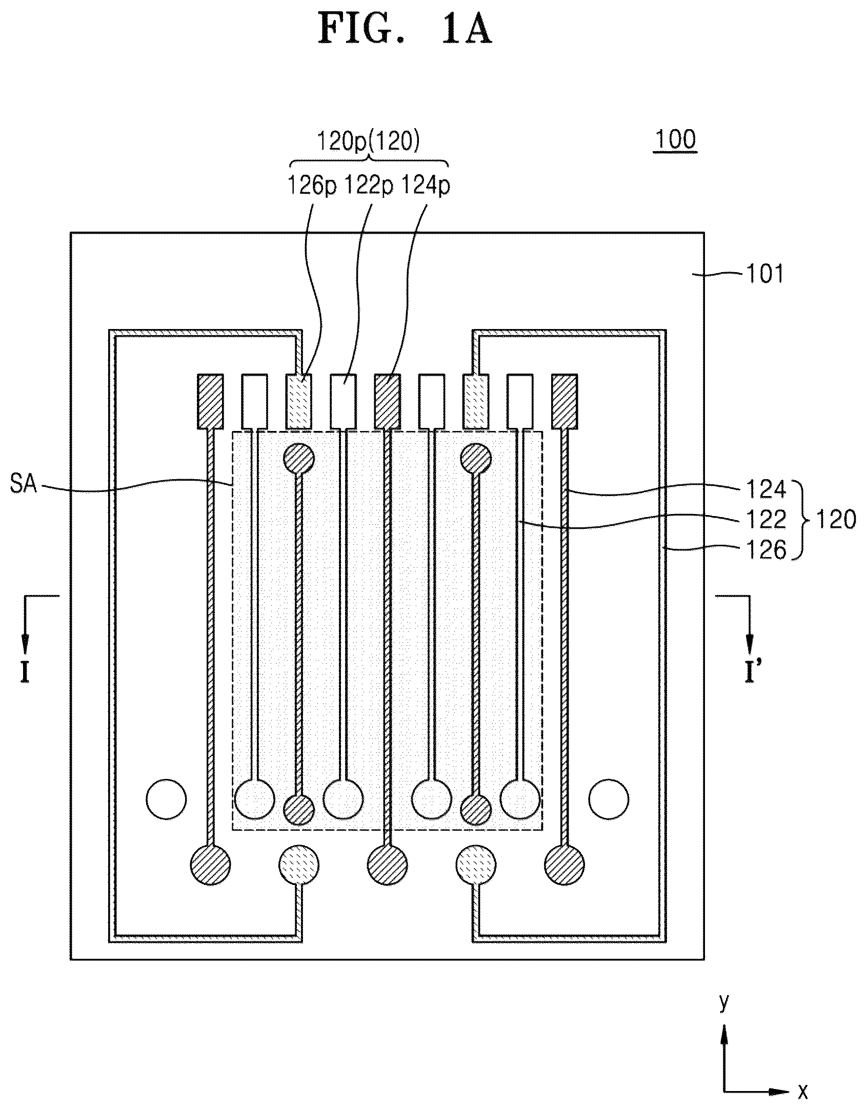 Patent US12322687 Figure 1 – Substrate for noise prevention and semiconductor package including the substrate