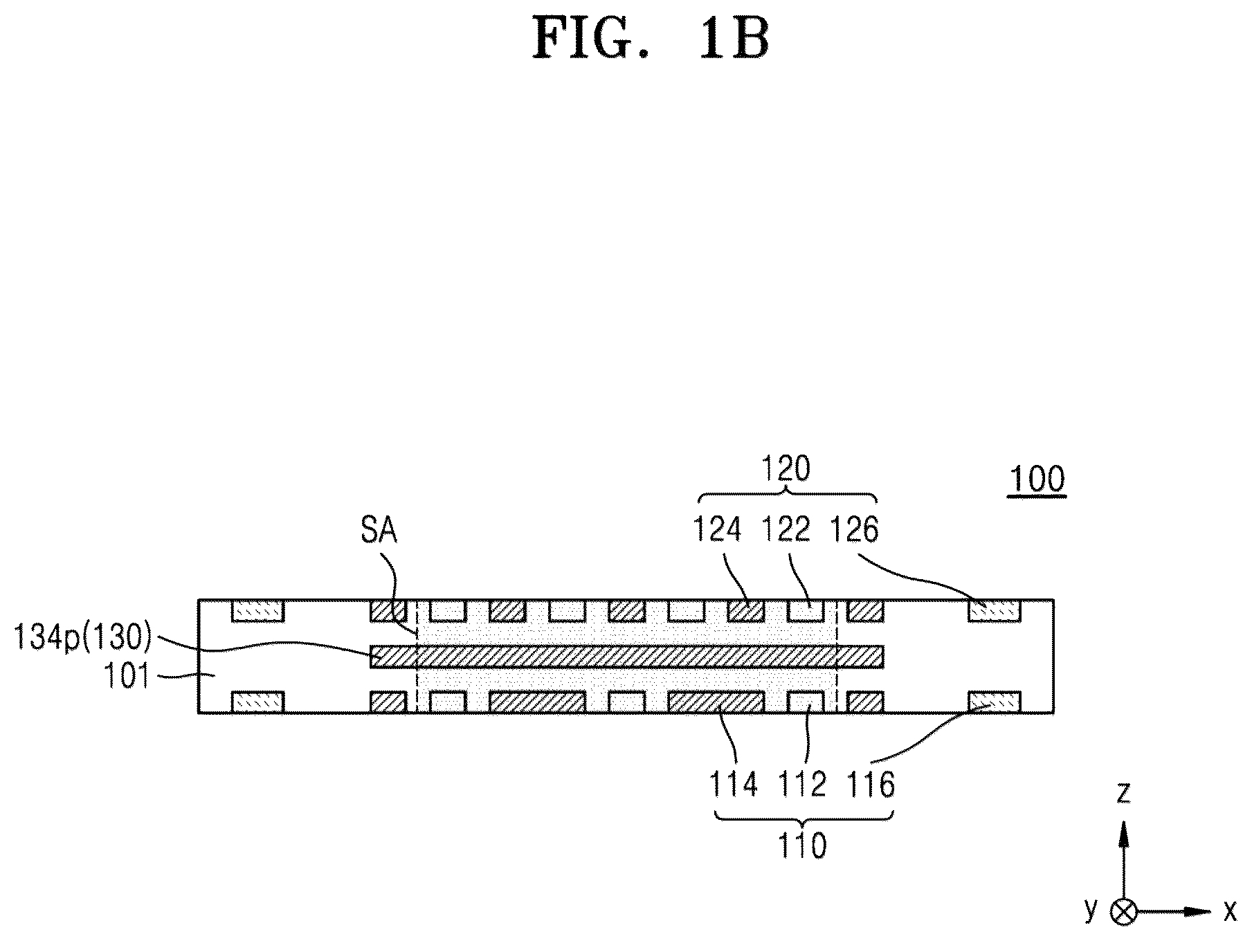Patent US12322687 Figure 2 – Substrate for noise prevention and semiconductor package including the substrate