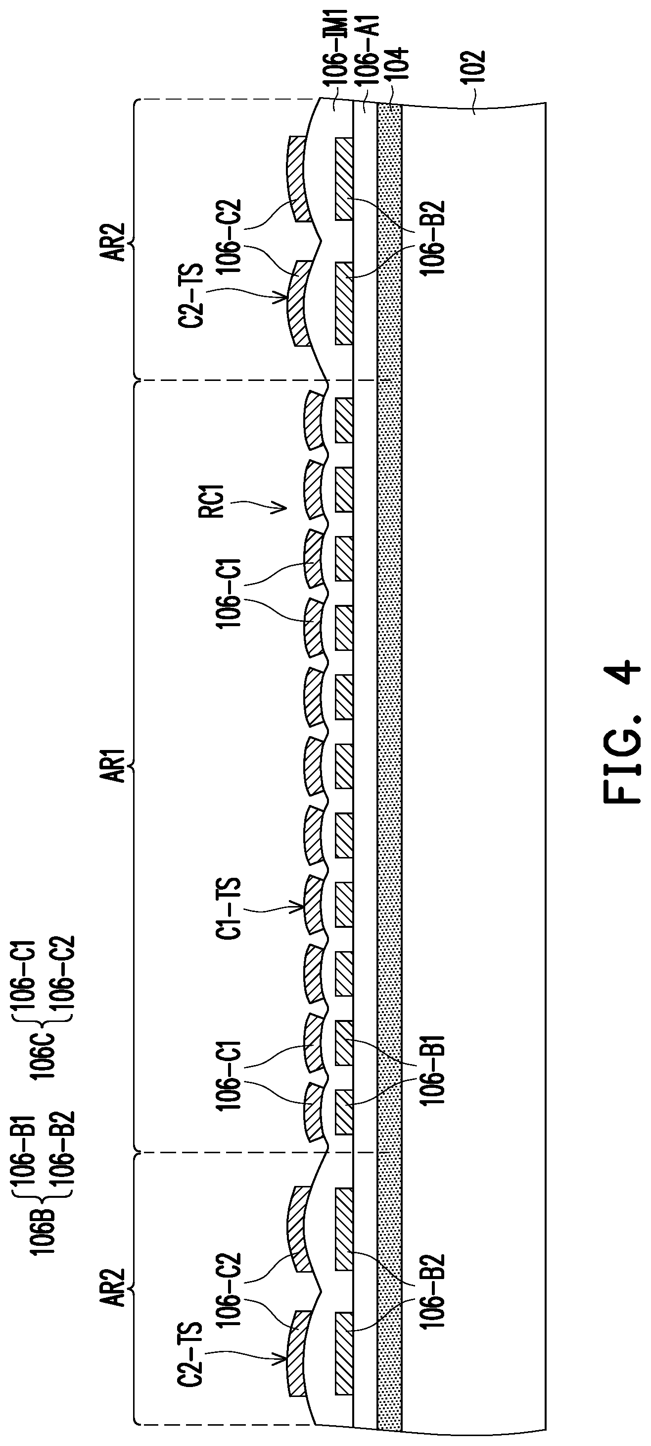 Patent US12322688 Figure 3 – Package structure including auxiliary dielectric portion