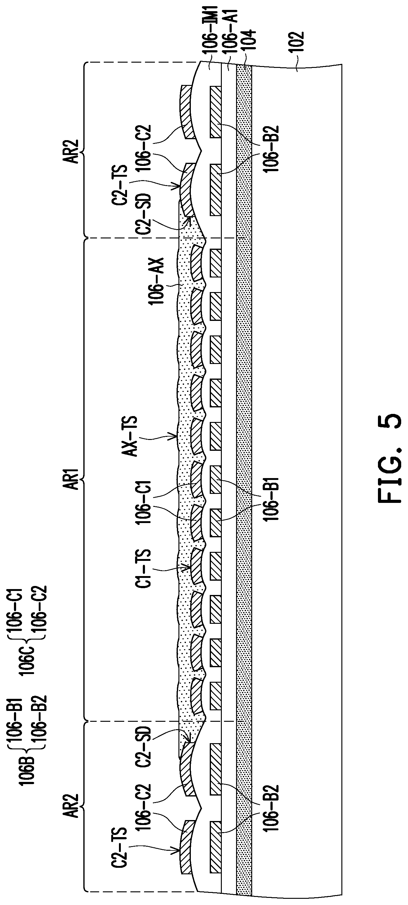 Patent US12322688 Figure 4 – Package structure including auxiliary dielectric portion