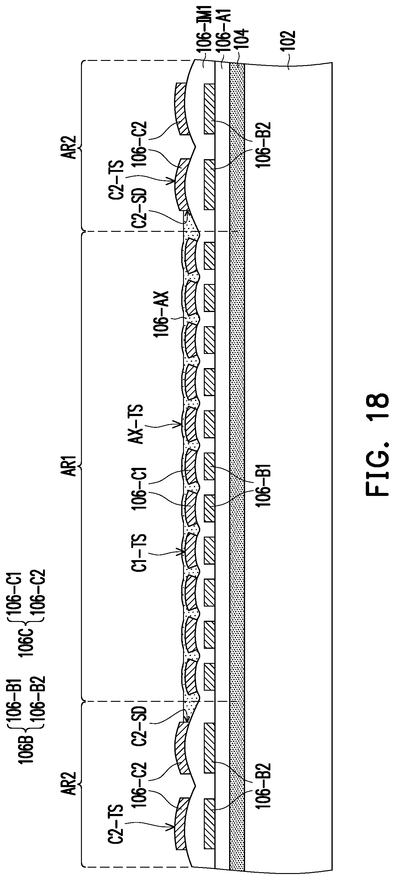 Patent US12322688 Figure 17 – Package structure including auxiliary dielectric portion
