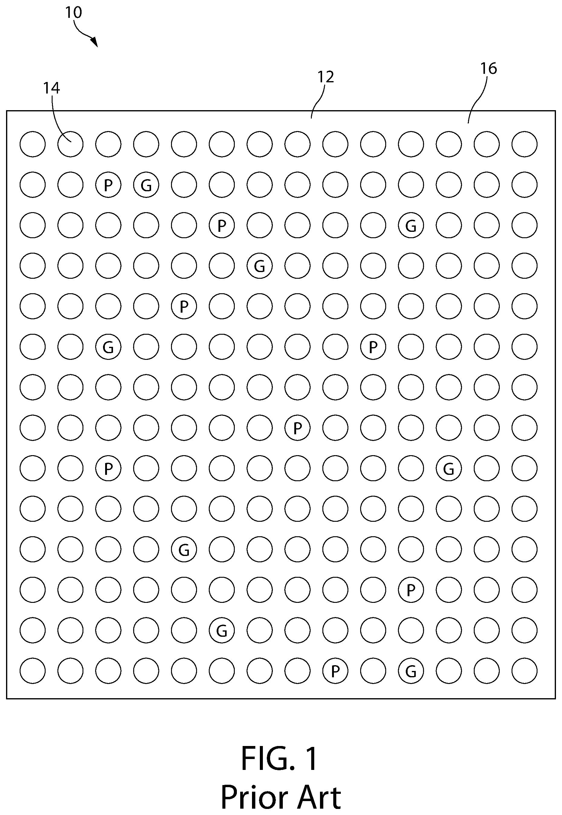 Patent US12322689 Figure 1 – Semiconductor device package with combined contacts