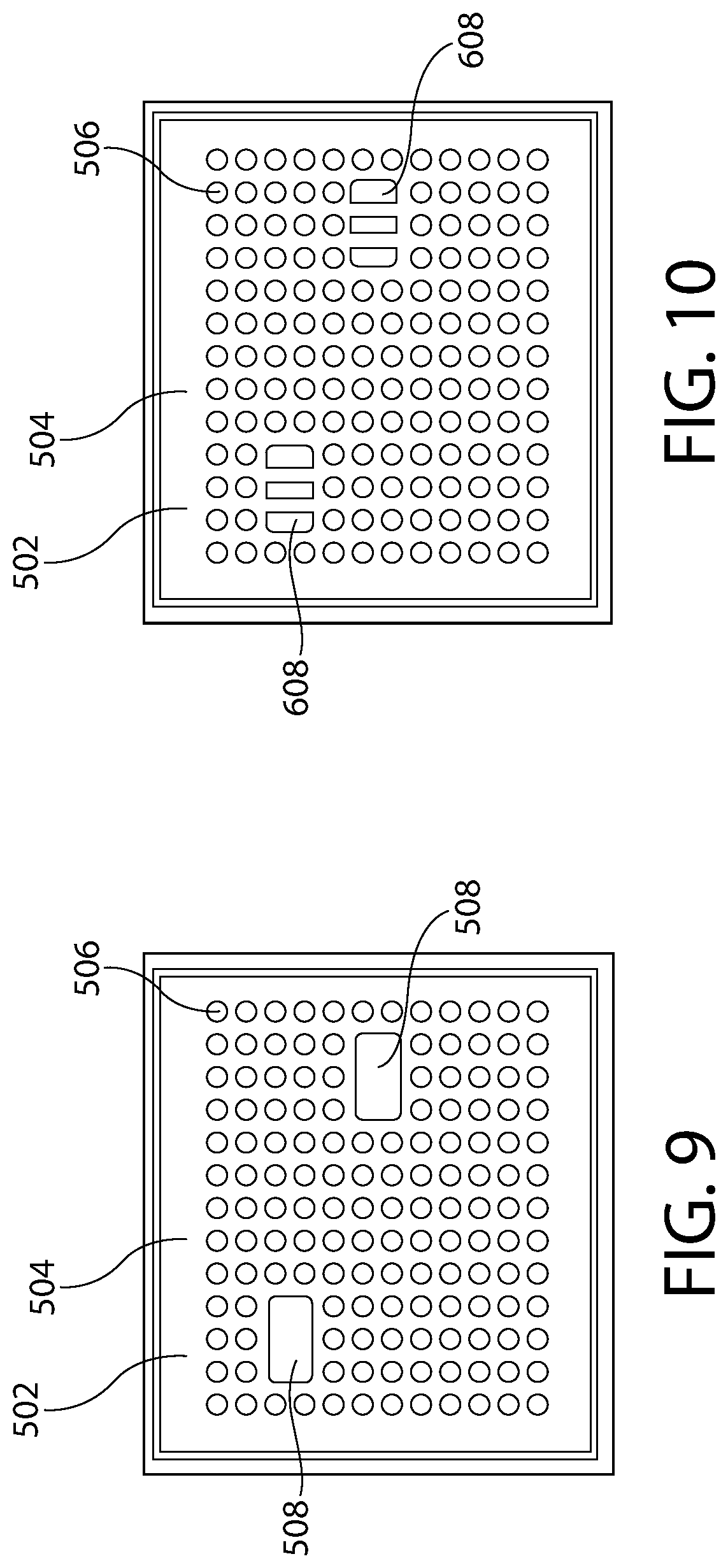 Patent US12322689 Figure 8 – Semiconductor device package with combined contacts