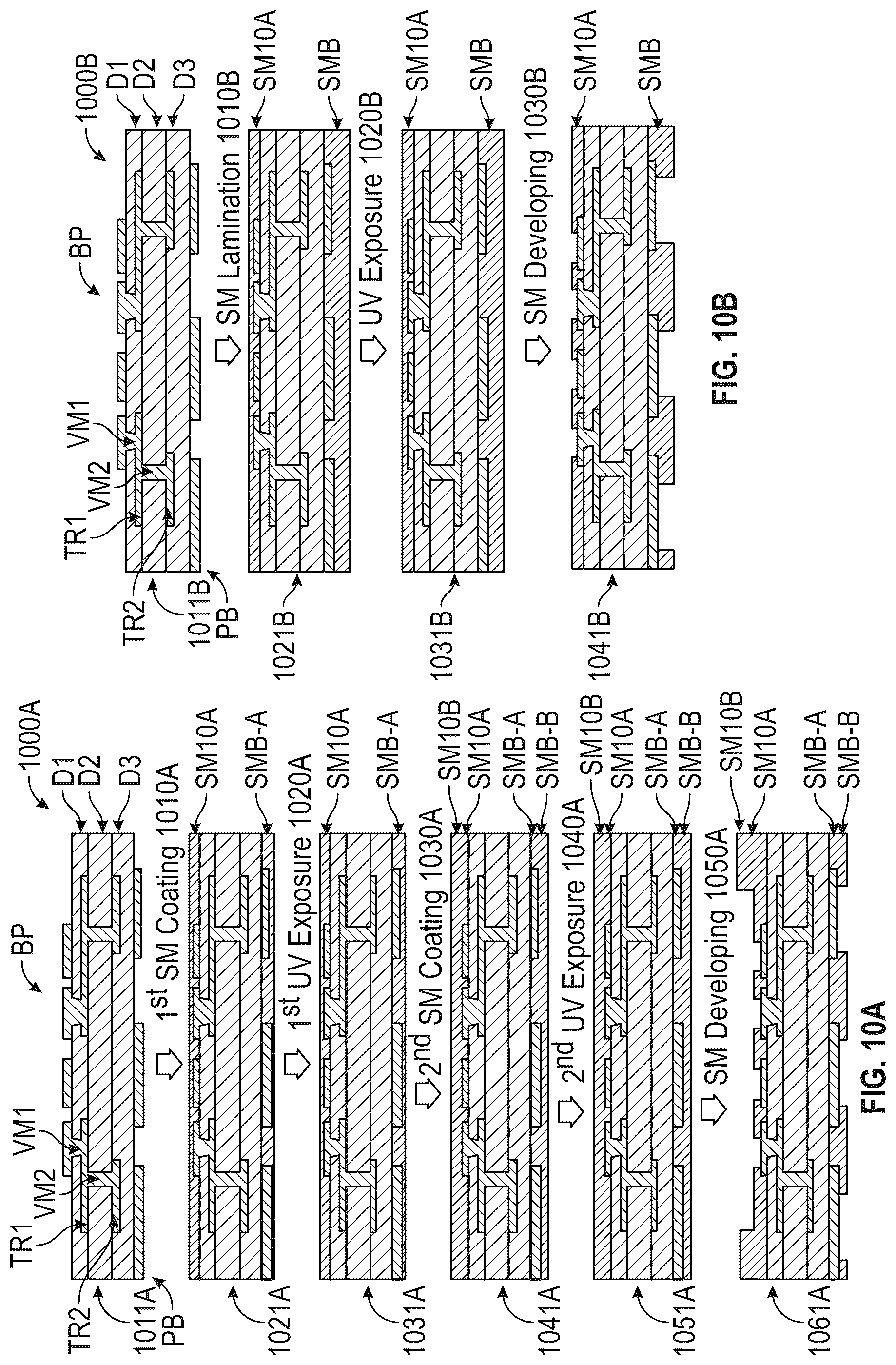 Patent US12322690 Figure 15 – Circuit packages and fabrication methods using bond-on-pad (BoP) substrate technology