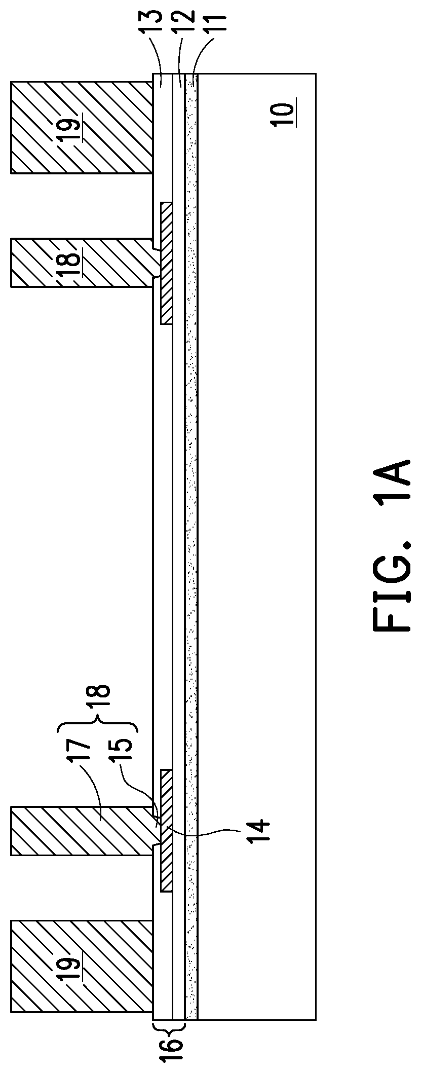 Patent US12322691 Figure 1 – Package structure and method of manufacturing the same
