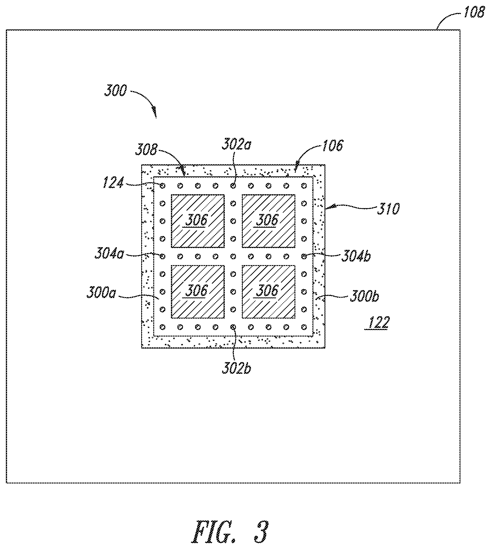 Patent US12322692 Figure 2 – Solder mask for thermal pad of a printed circuit board to provide reliable solder contact to an integrated circuit