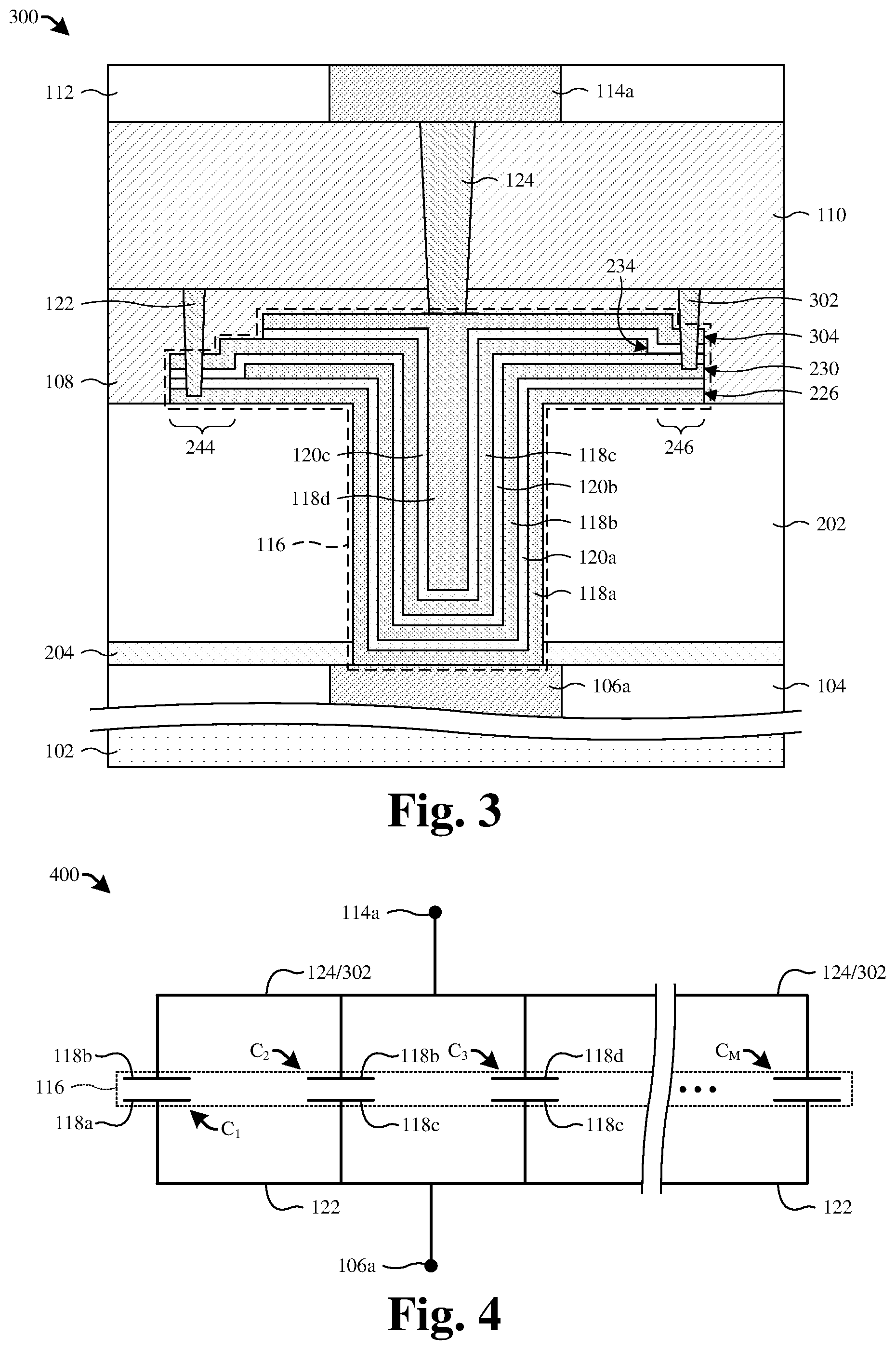 Patent US12322694 Figure 3 – Metal-insulator-metal device with improved performance
