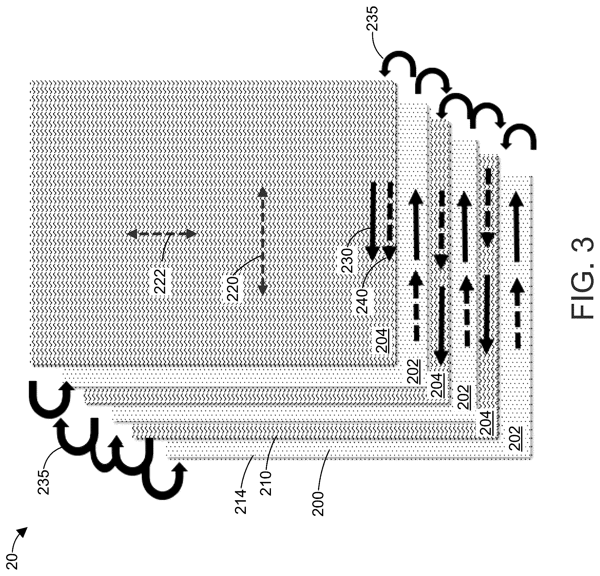 Patent US12322695 Figure 4 – Magnetic core with hard ferromagnetic biasing layers and structures containing same