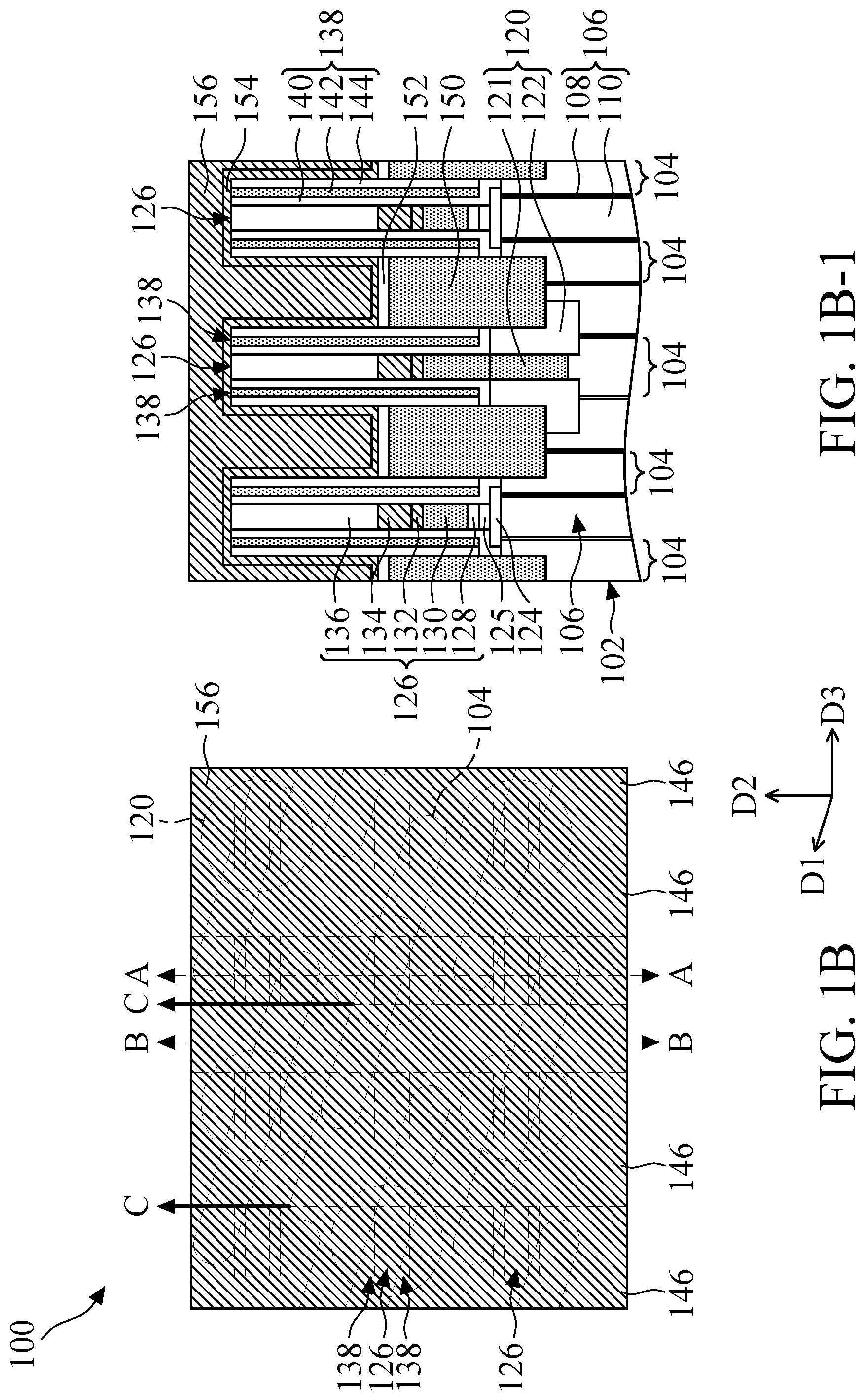 Patent US12322698 Figure 3 – Semiconductor memory structure and method for forming the same