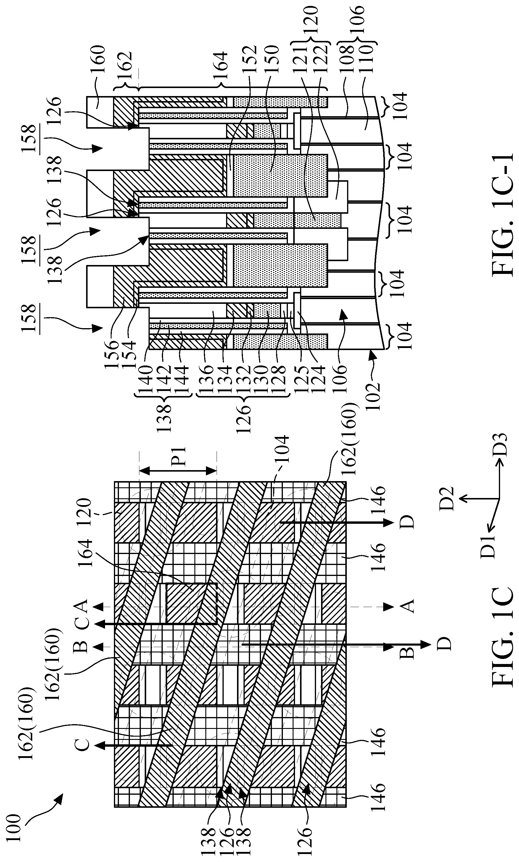 Patent US12322698 Figure 5 – Semiconductor memory structure and method for forming the same