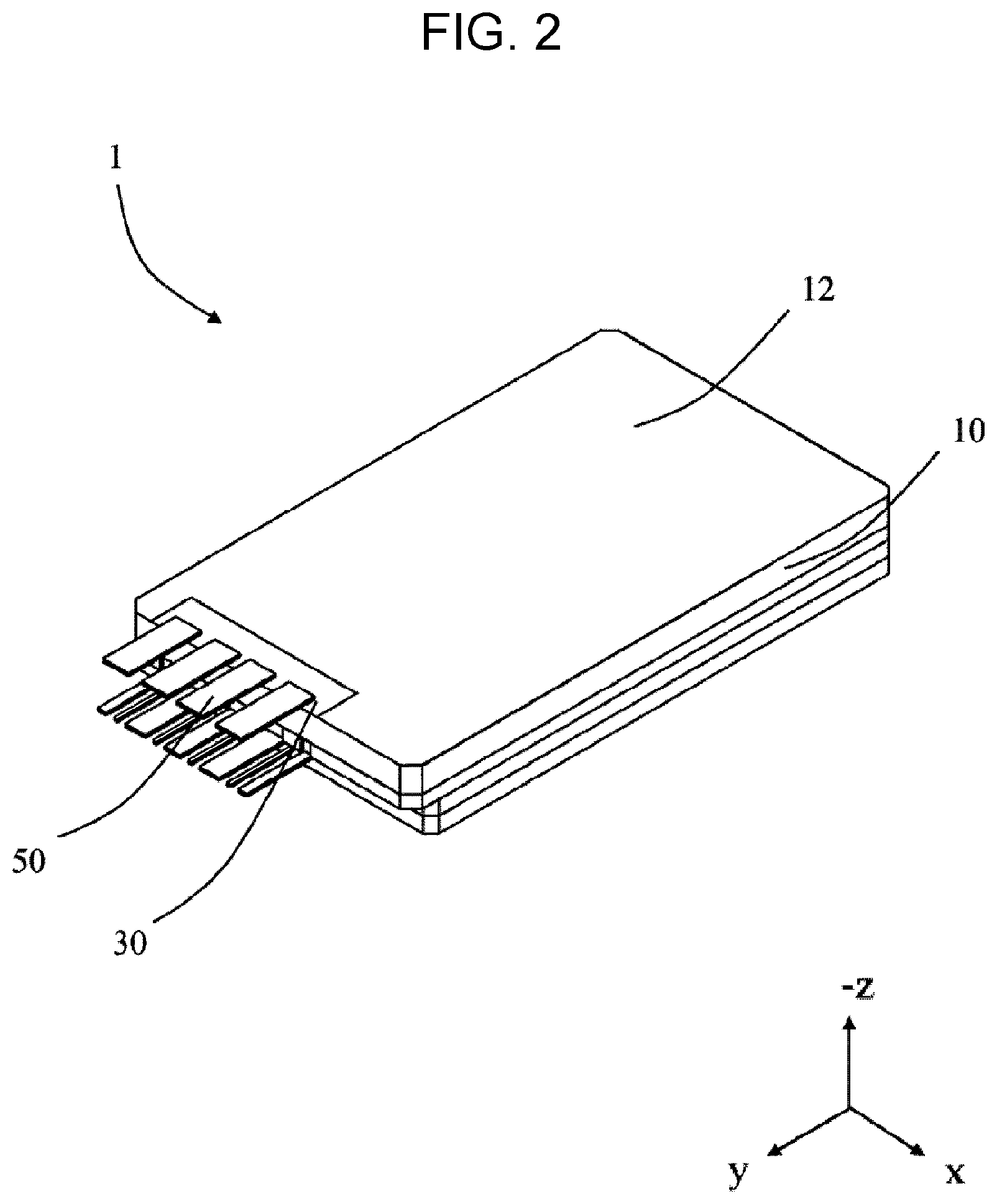 Patent US12322700 Figure 2 – Wiring base and electronic device
