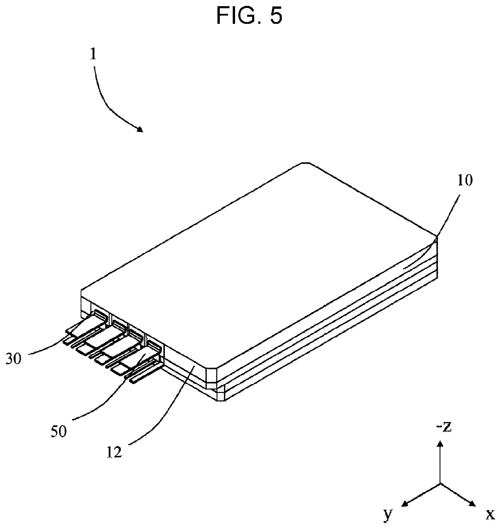 Patent US12322700 Figure 5 – Wiring base and electronic device