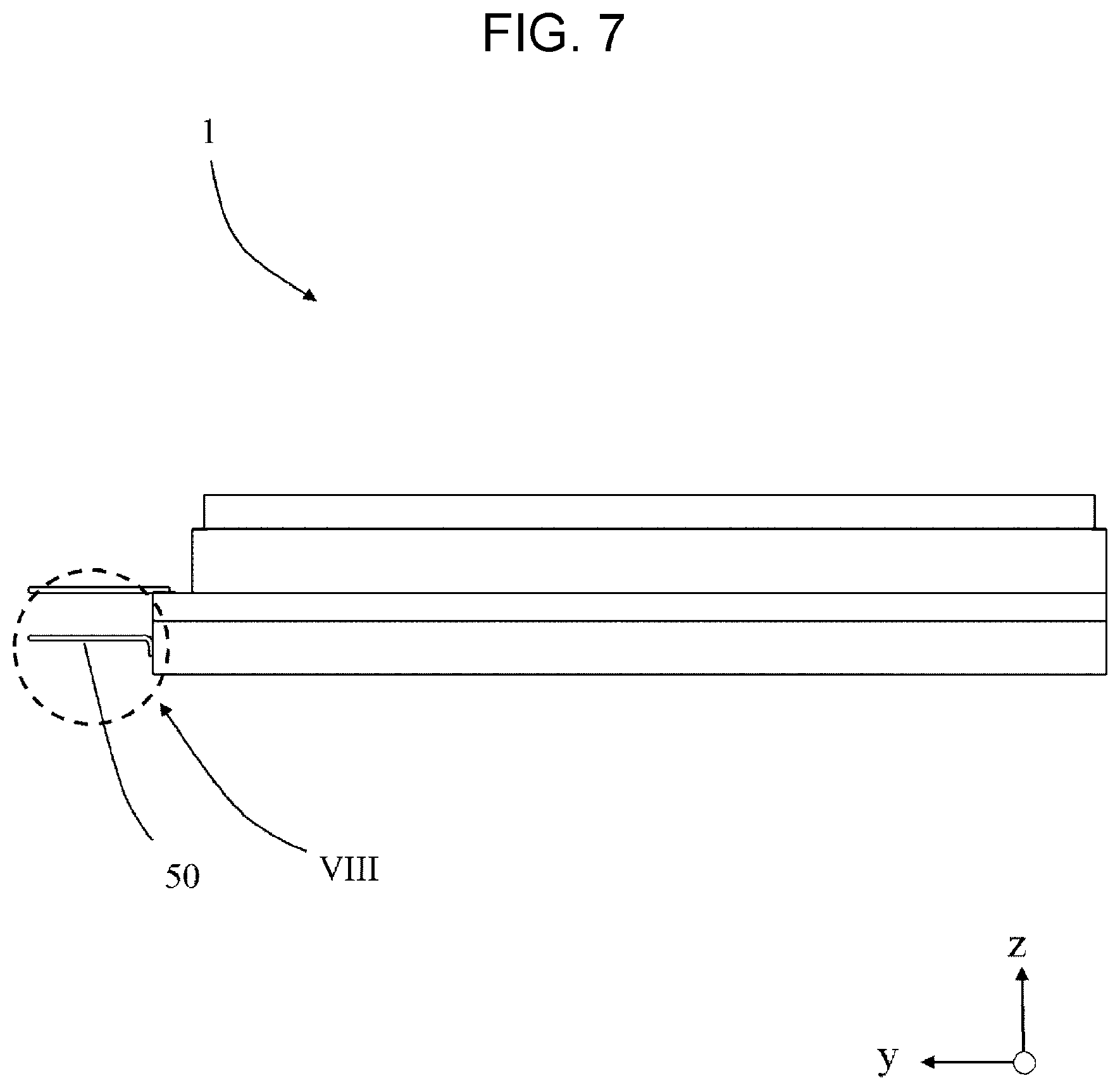 Patent US12322700 Figure 7 – Wiring base and electronic device