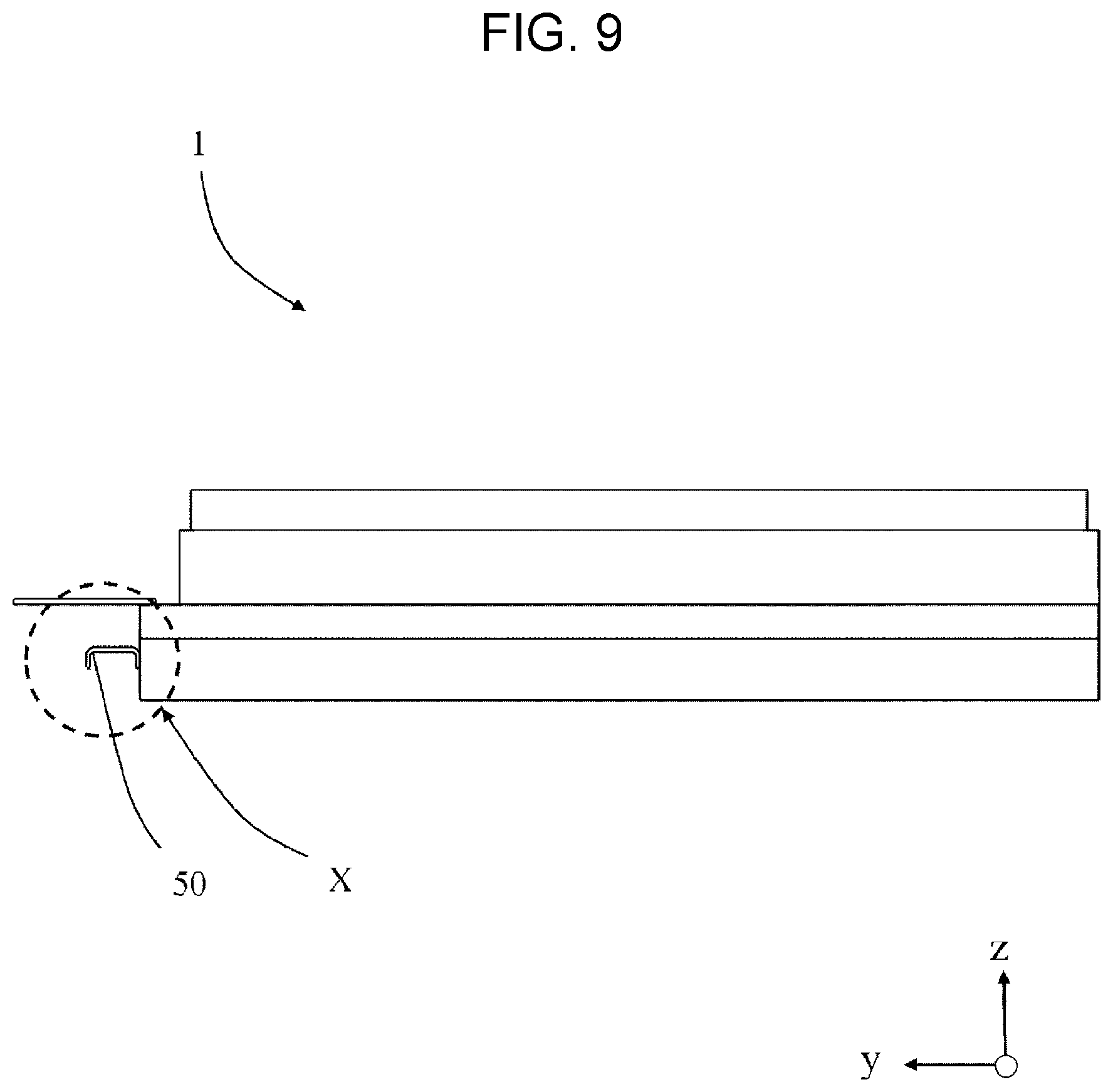 Patent US12322700 Figure 9 – Wiring base and electronic device