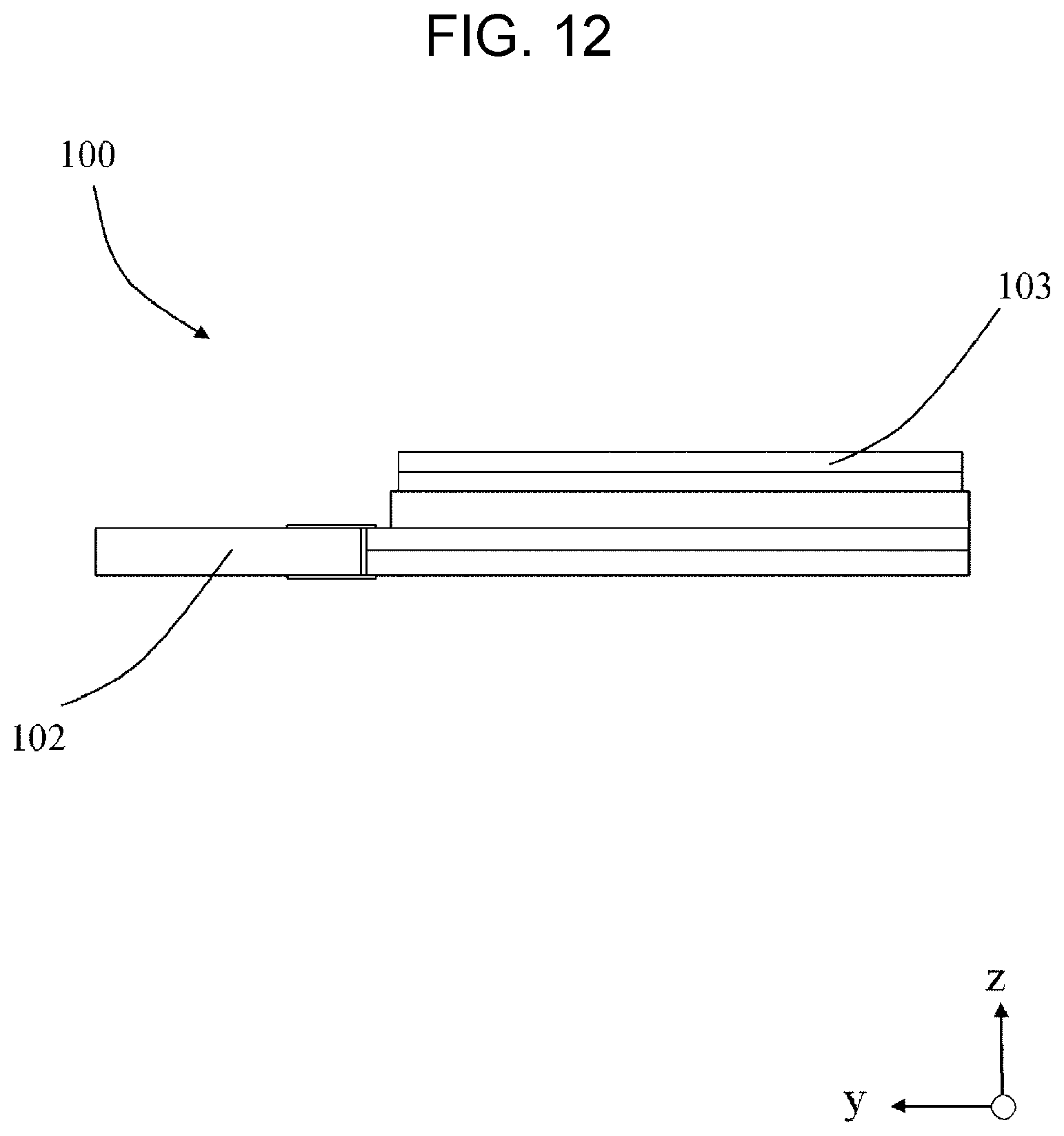 Patent US12322700 Figure 12 – Wiring base and electronic device