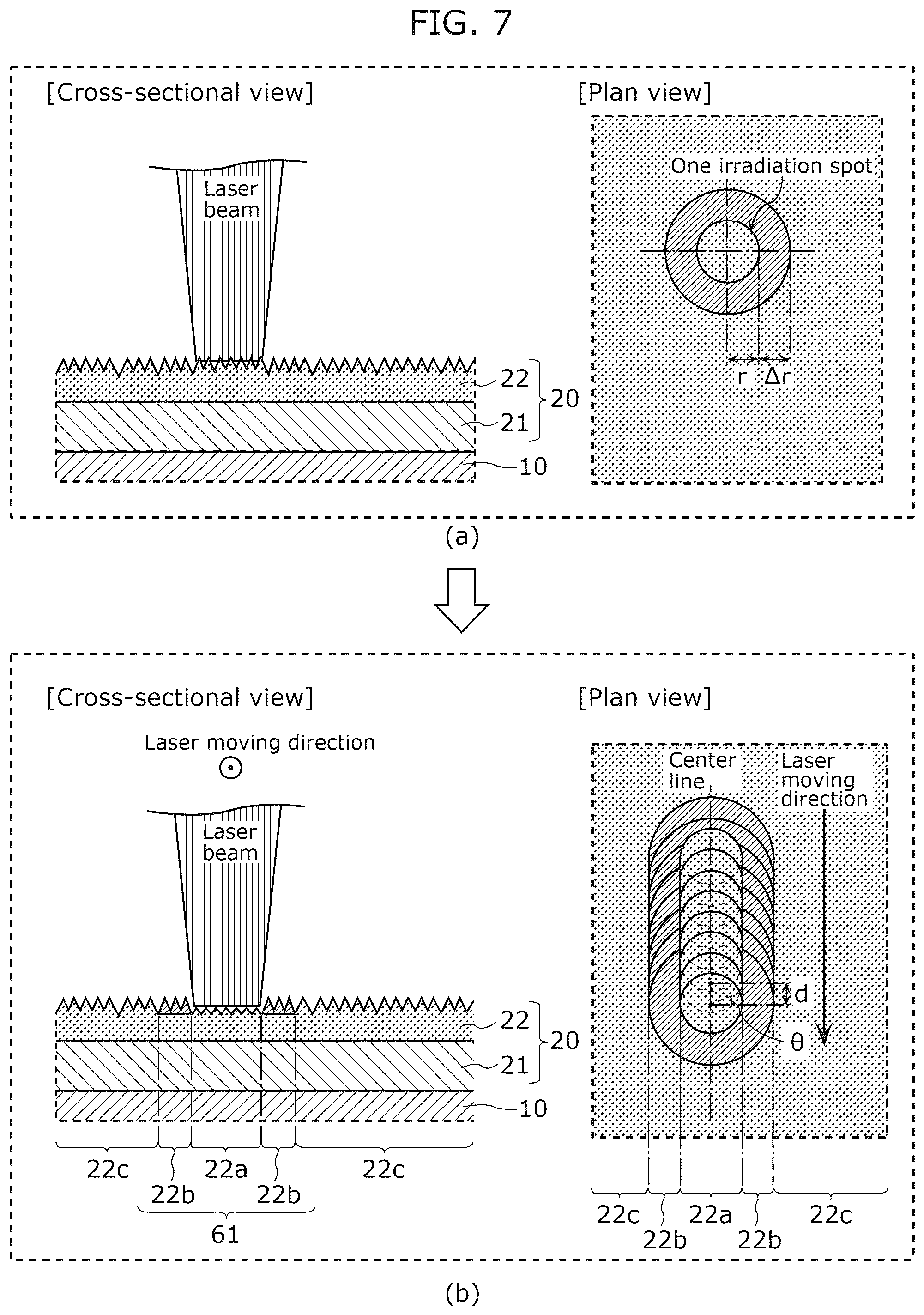 Patent US12322709 Figure 5 – Semiconductor device and laser marking method