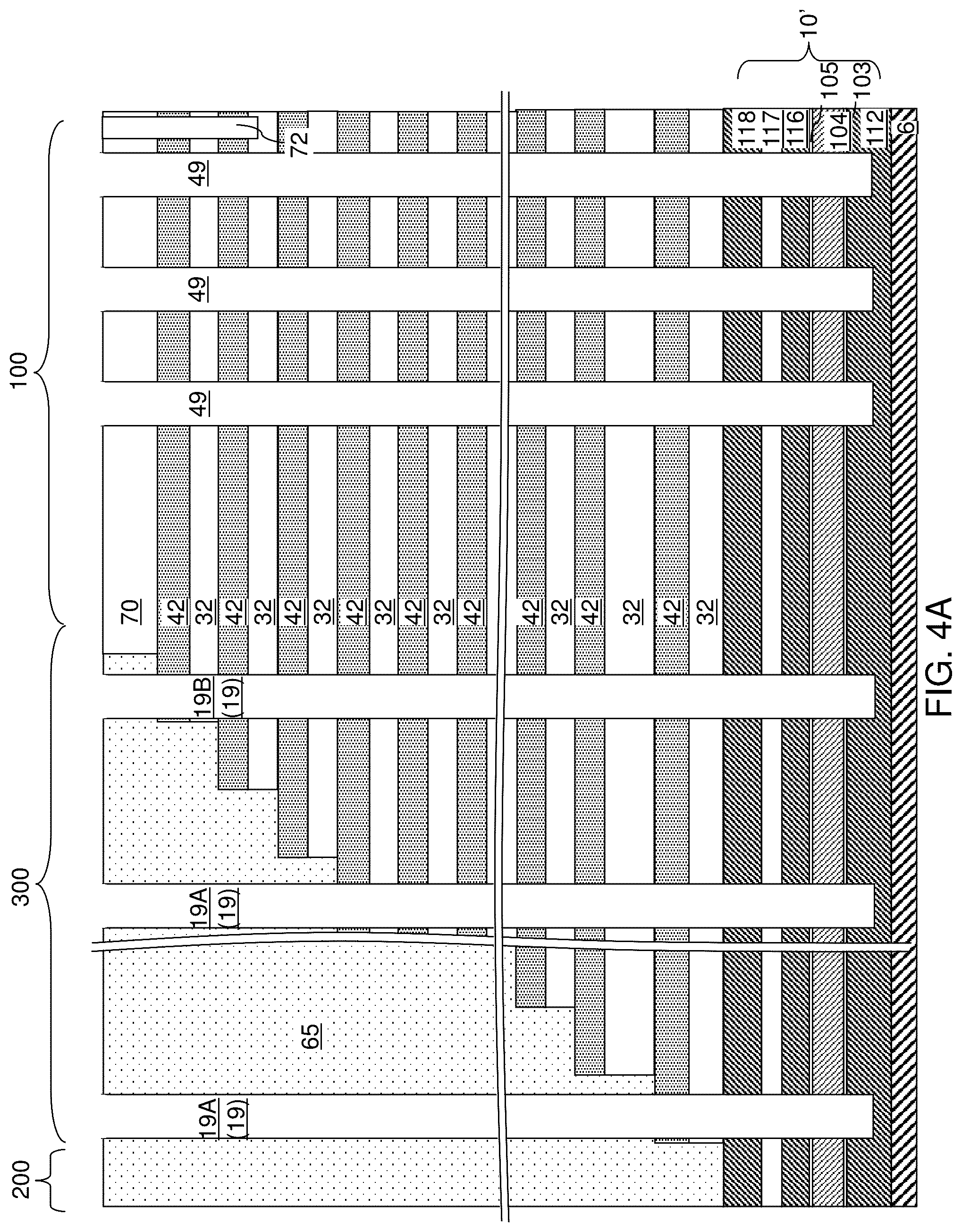 Patent US12322710 Figure 6 – Three-dimensional memory device with finned support pillar structures and method of forming the same