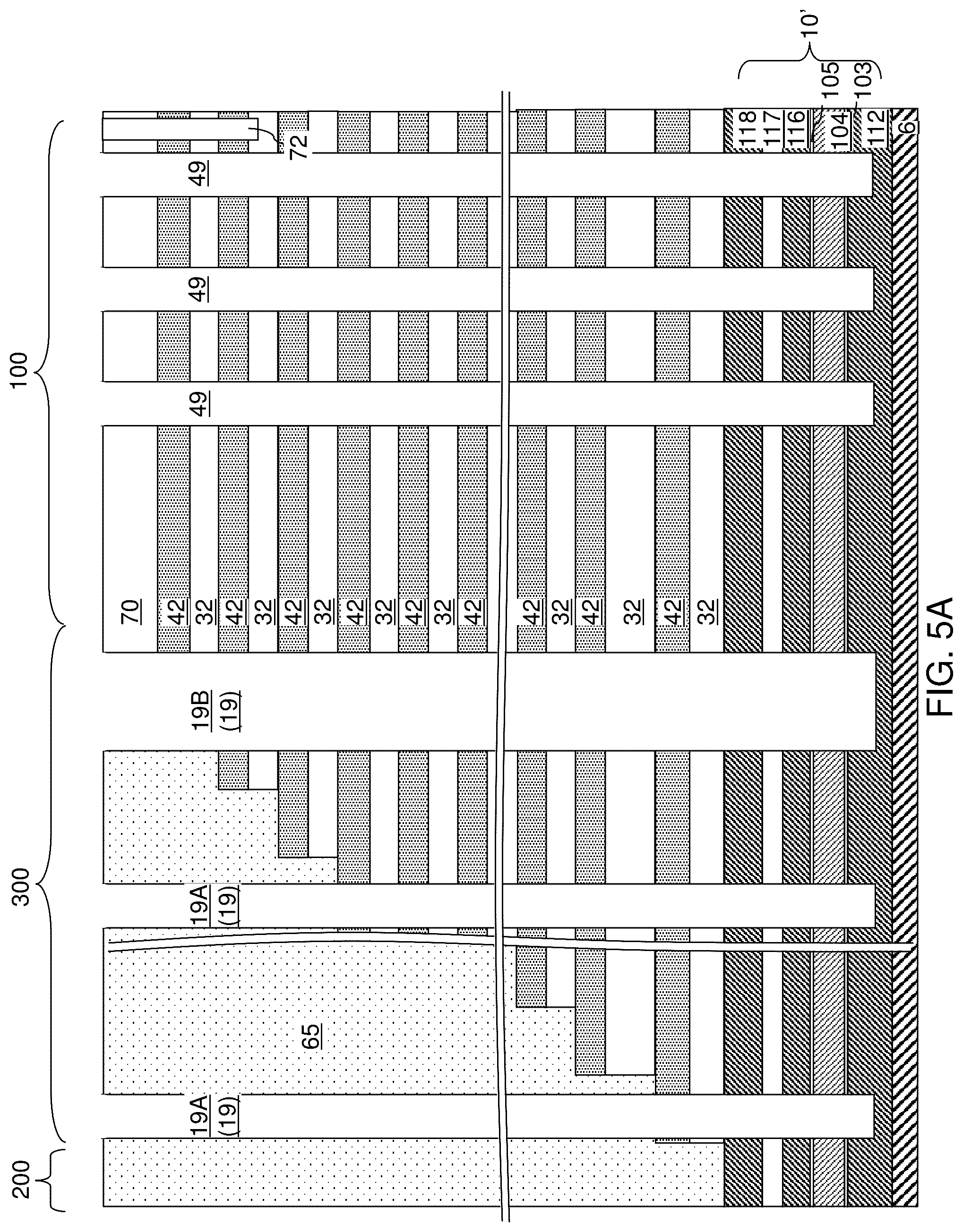 Patent US12322710 Figure 8 – Three-dimensional memory device with finned support pillar structures and method of forming the same