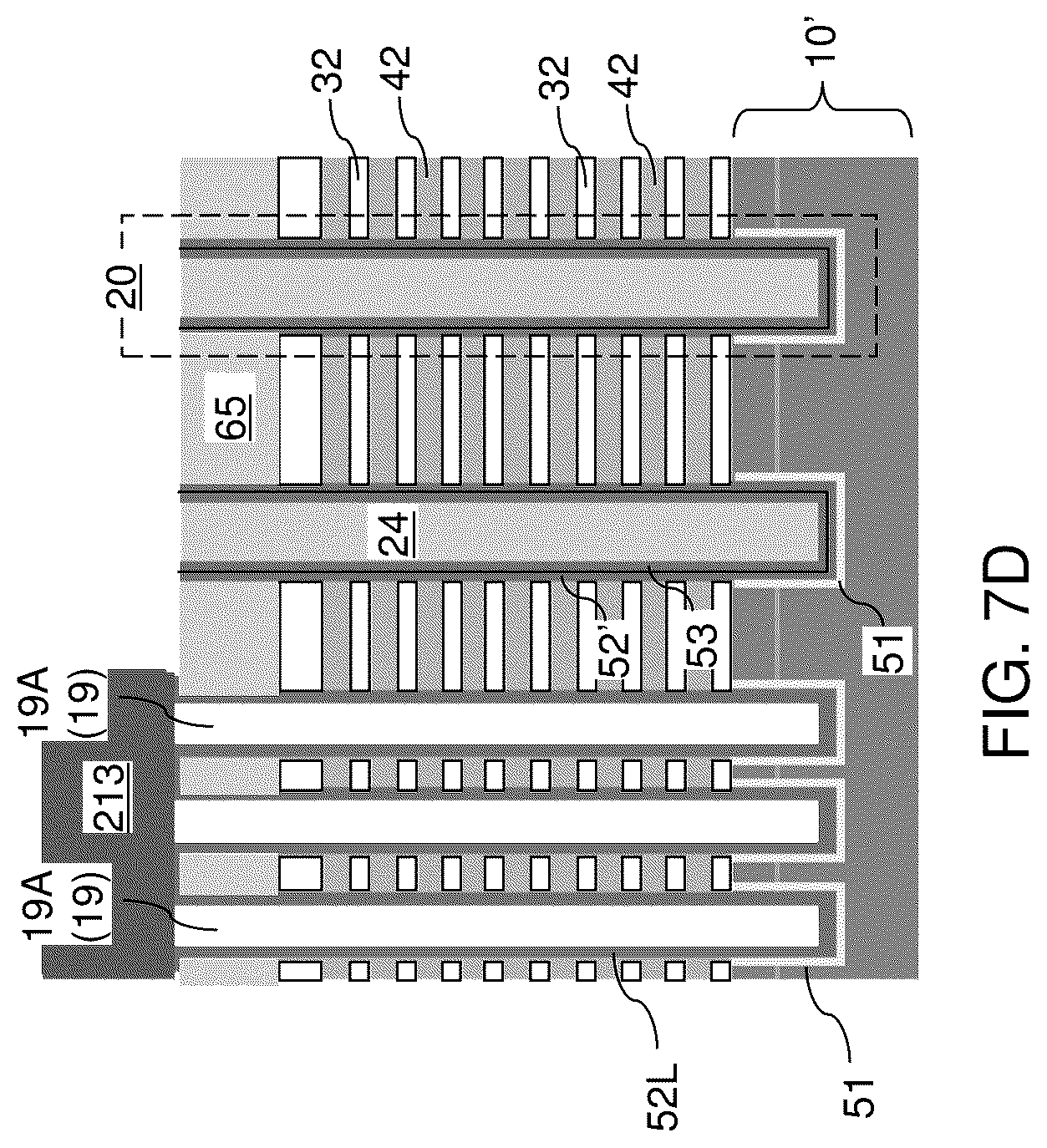 Patent US12322710 Figure 15 – Three-dimensional memory device with finned support pillar structures and method of forming the same