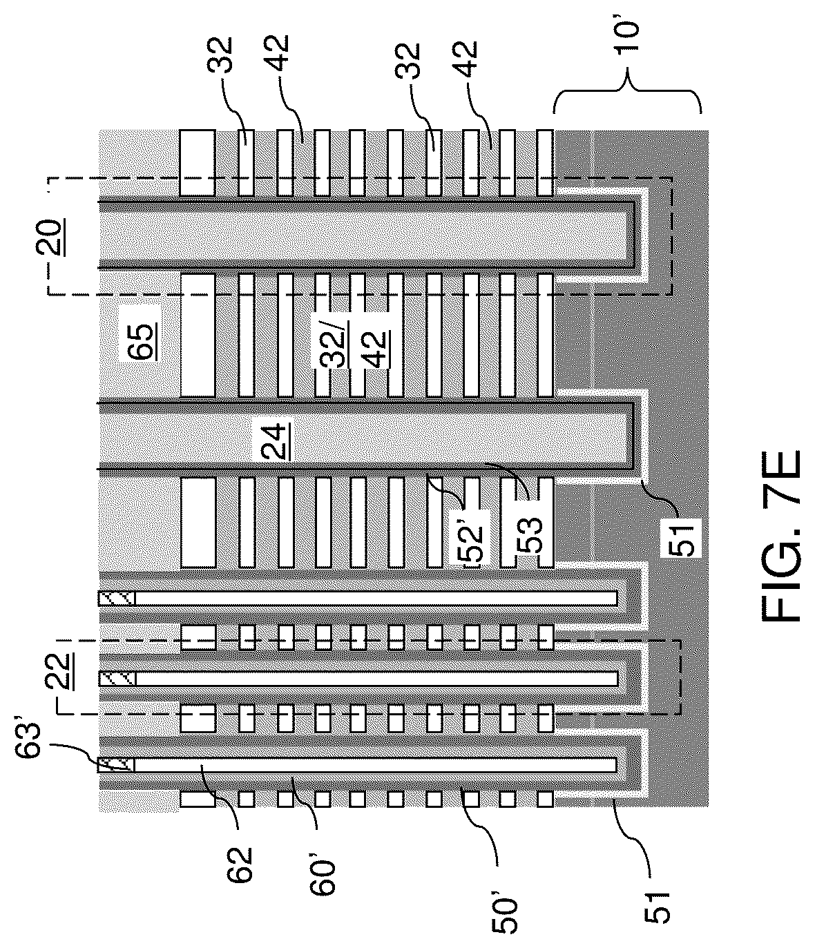 Patent US12322710 Figure 16 – Three-dimensional memory device with finned support pillar structures and method of forming the same