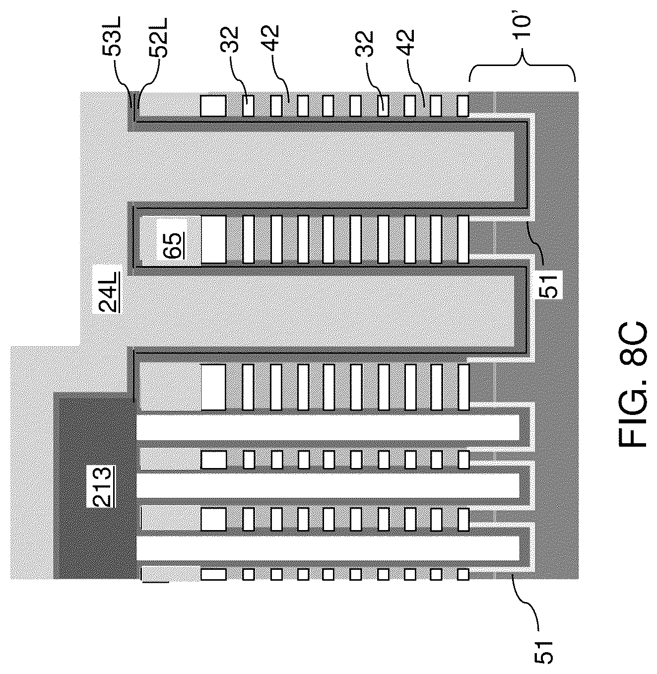 Patent US12322710 Figure 19 – Three-dimensional memory device with finned support pillar structures and method of forming the same