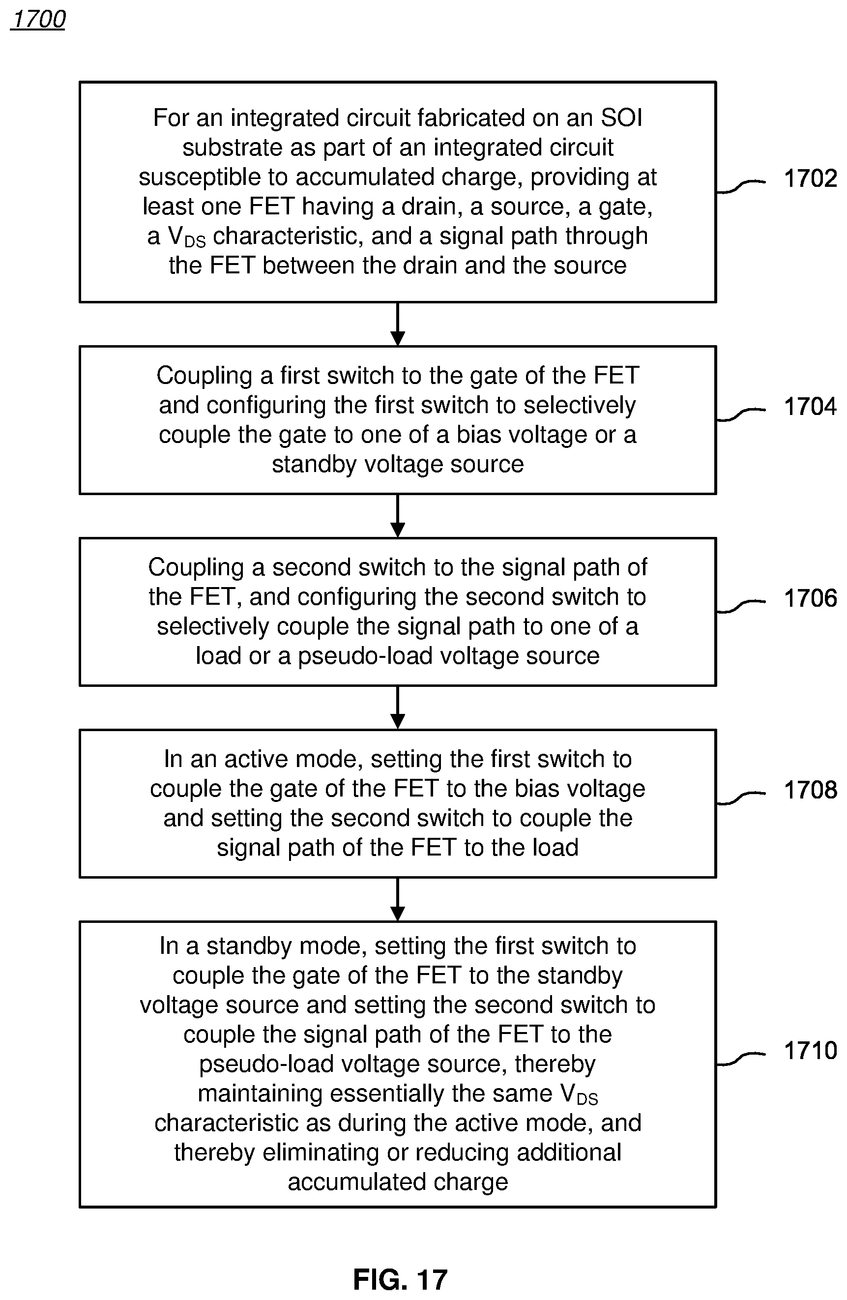 Patent US12322713 Figure 13 – Transient stabilized SOI FETs