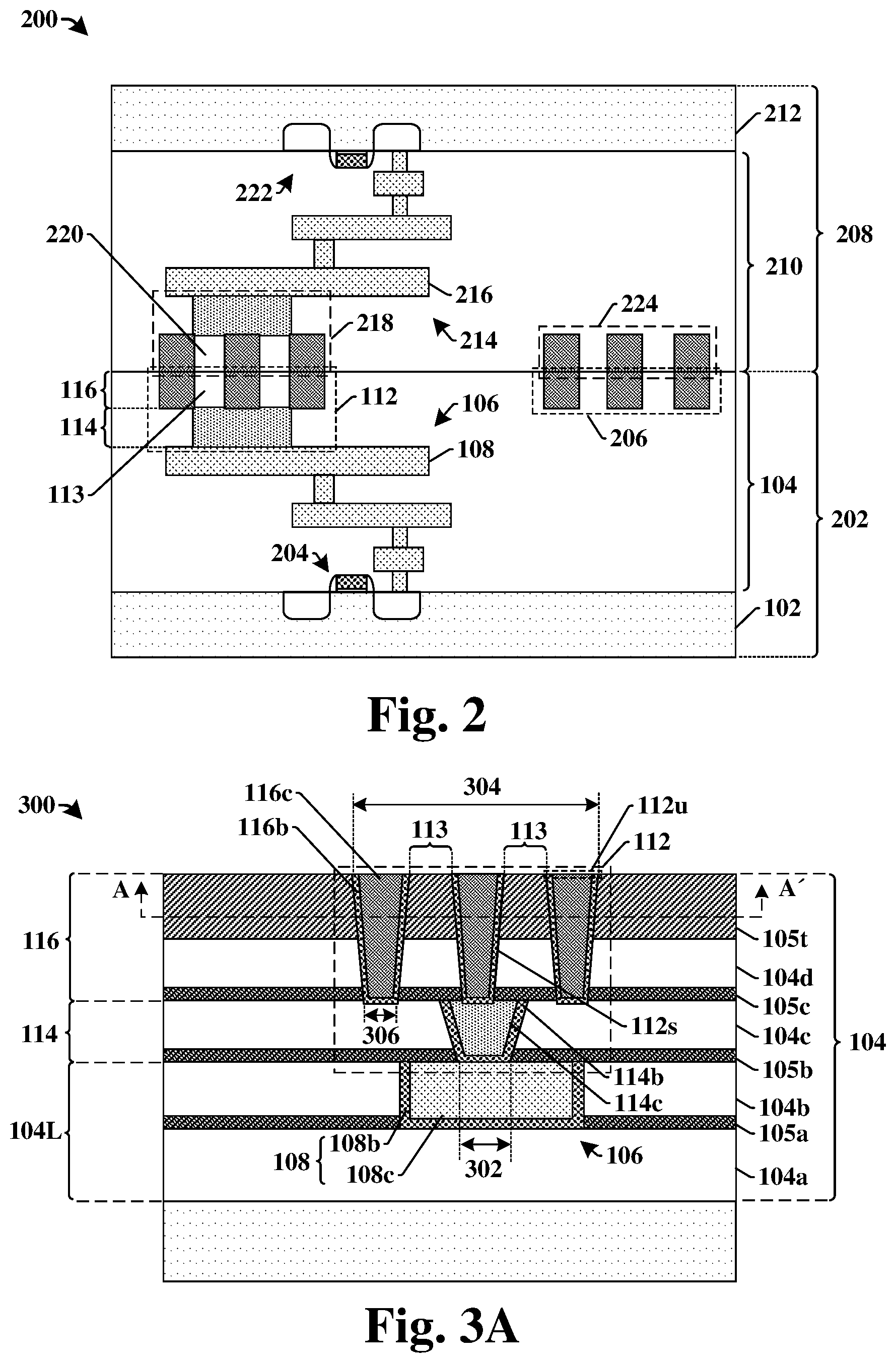 Patent US12322715 Figure 2 – Method of forming integrated chip structure having slotted bond pad in stacked wafer structure