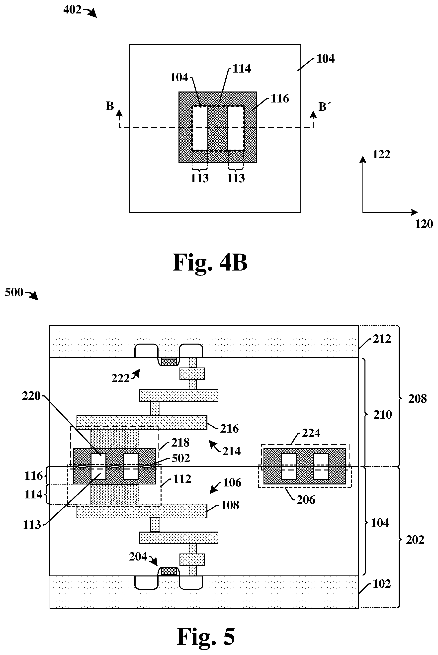 Patent US12322715 Figure 4 – Method of forming integrated chip structure having slotted bond pad in stacked wafer structure