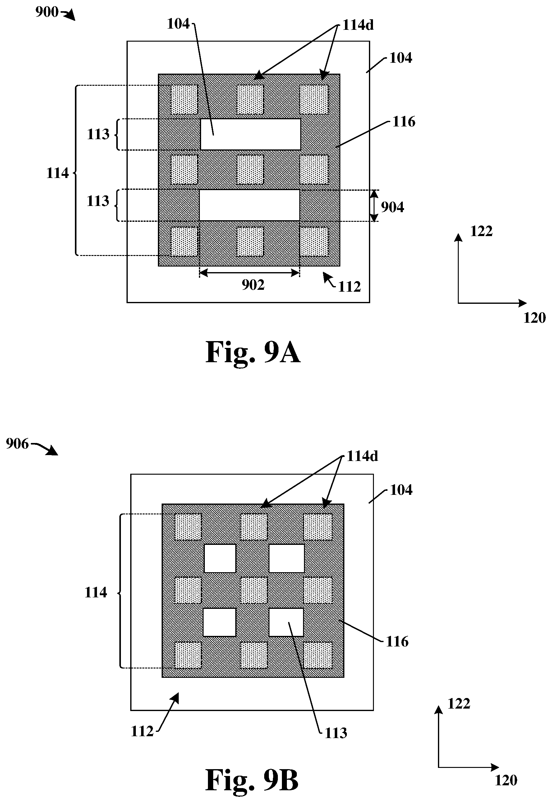 Patent US12322715 Figure 9 – Method of forming integrated chip structure having slotted bond pad in stacked wafer structure