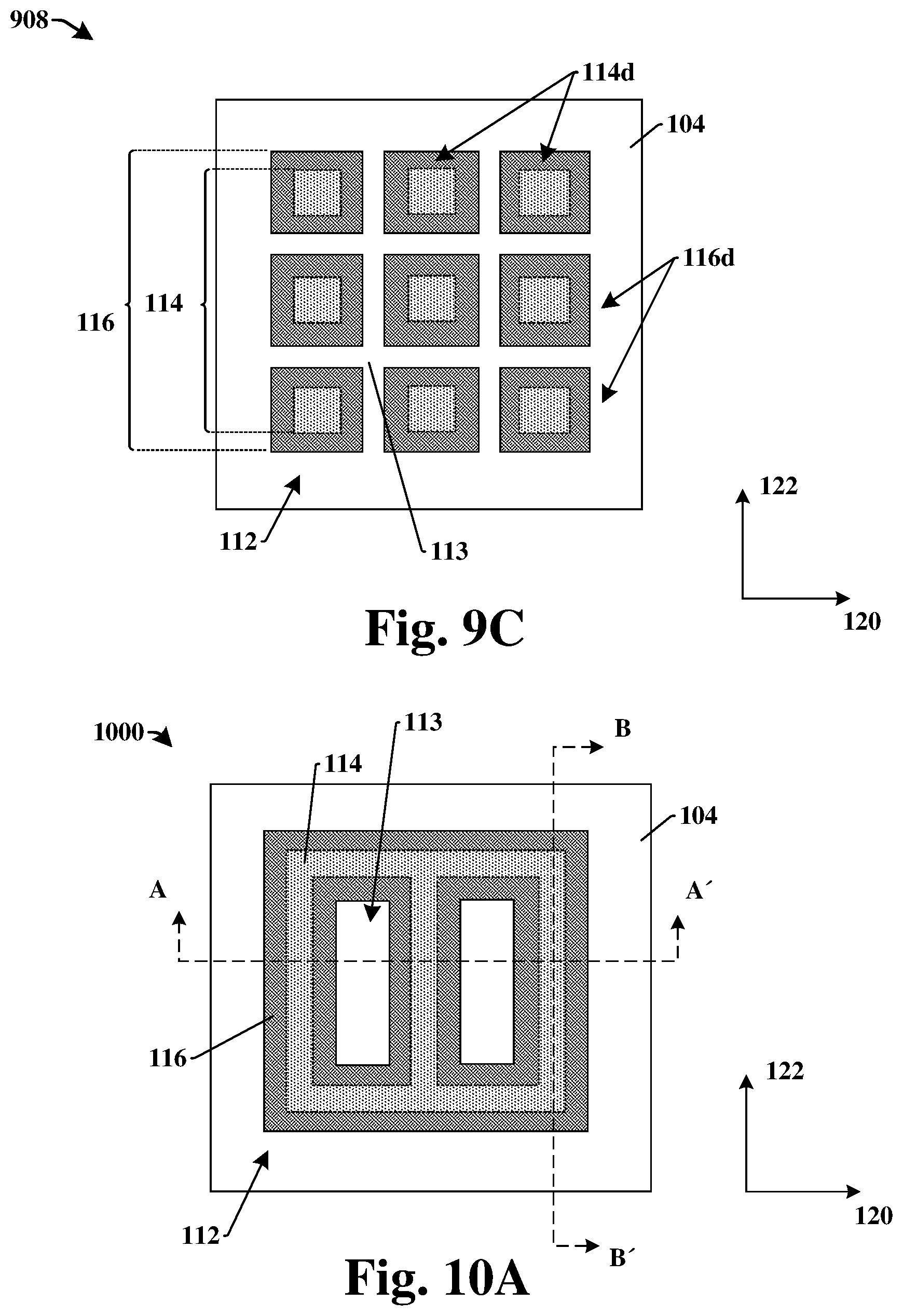 Patent US12322715 Figure 10 – Method of forming integrated chip structure having slotted bond pad in stacked wafer structure