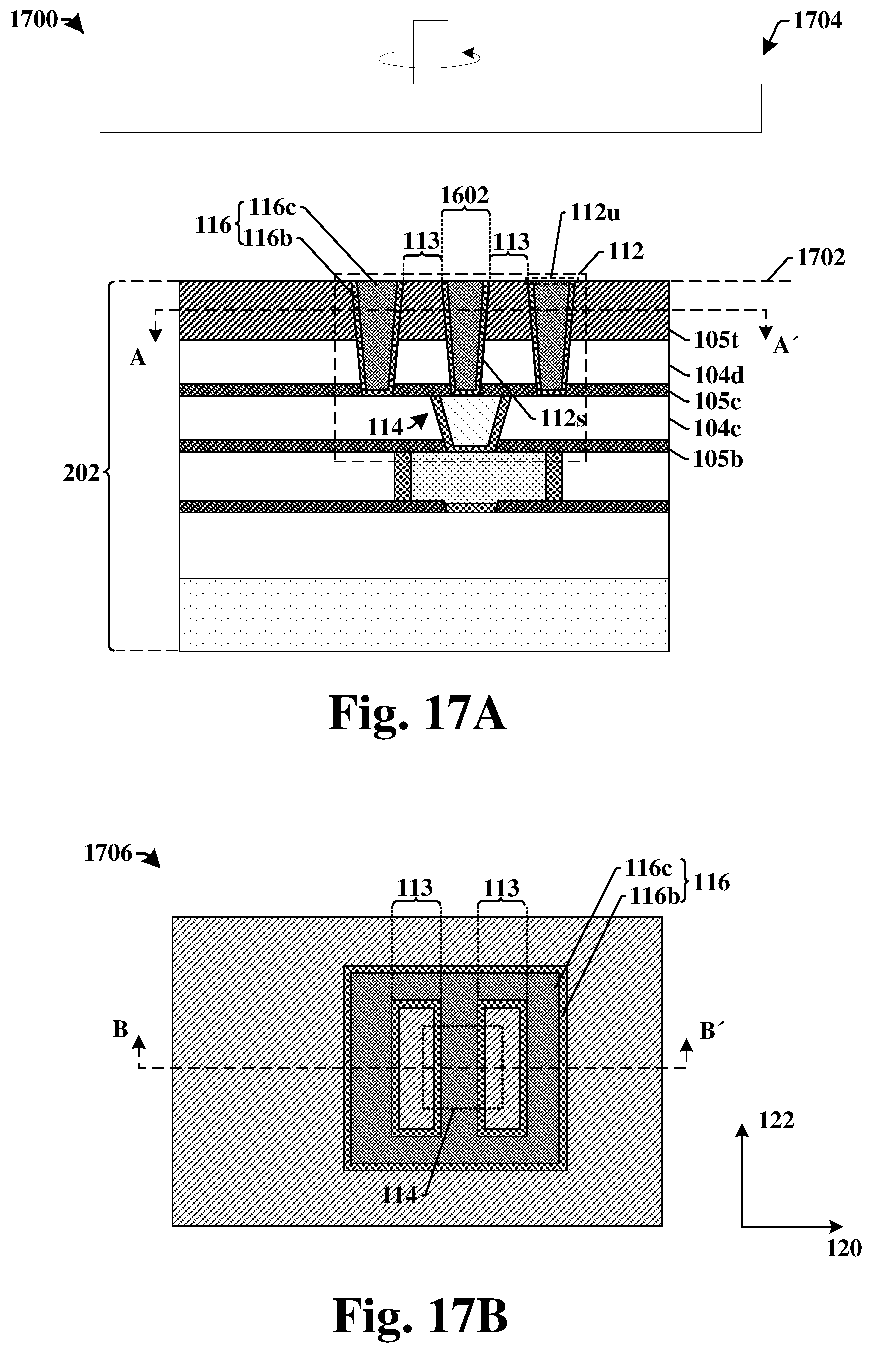 Patent US12322715 Figure 15 – Method of forming integrated chip structure having slotted bond pad in stacked wafer structure